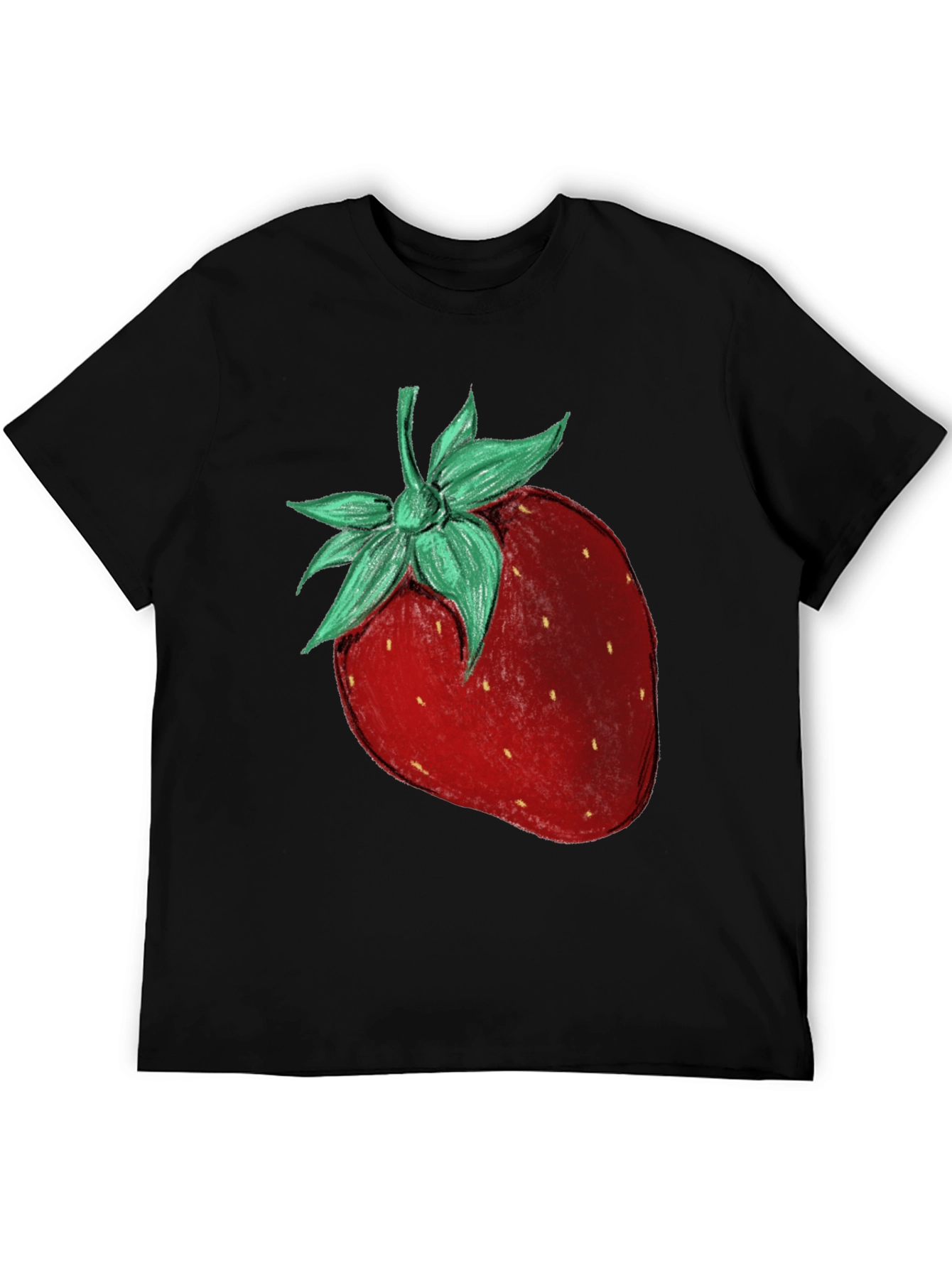 Strawberry Graphic Tee - Fruit Print T-Shirt