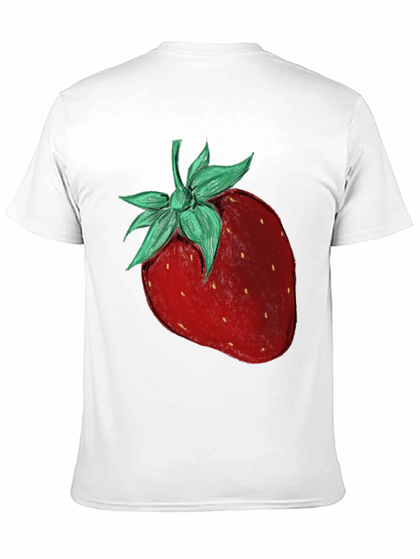 Strawberry Graphic Tee - Fruit Print T-Shirt
