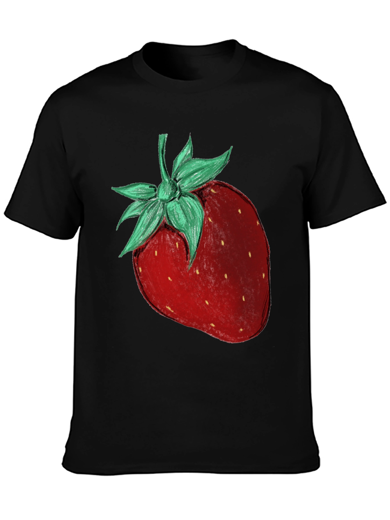 Strawberry Graphic Tee - Fruit Print T-Shirt