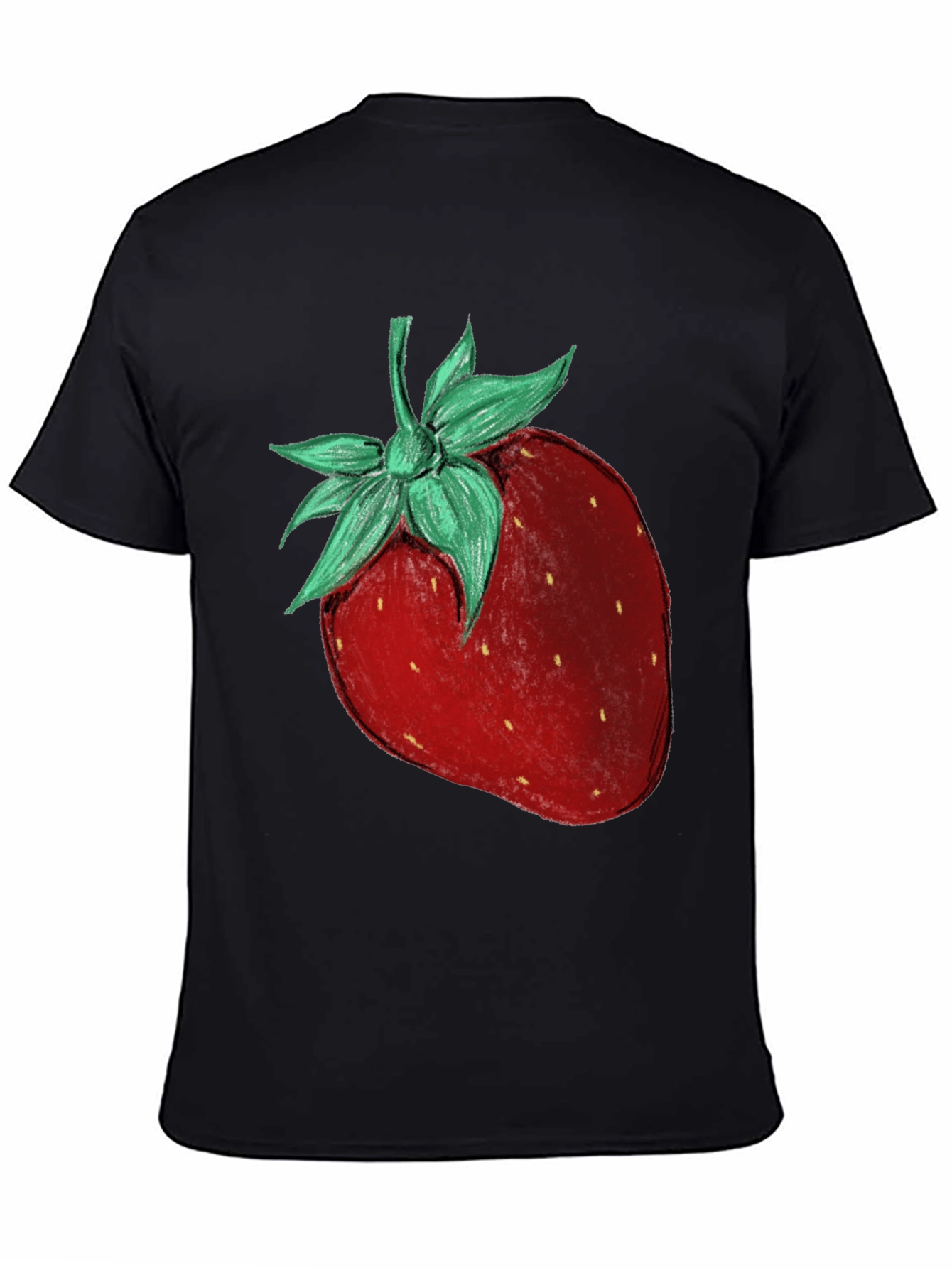 Strawberry Graphic Tee - Fruit Print T-Shirt
