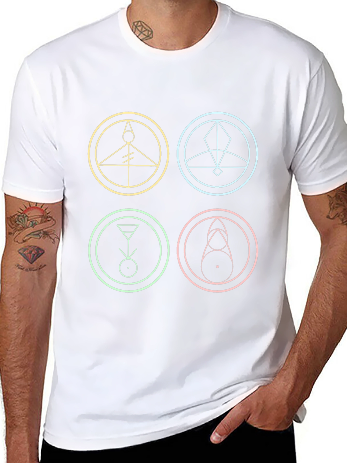 The Owl House Glyphs Black T-Shirt