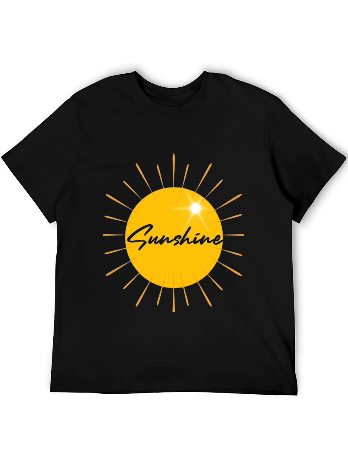 Sunshine Graphic Black T-Shirt