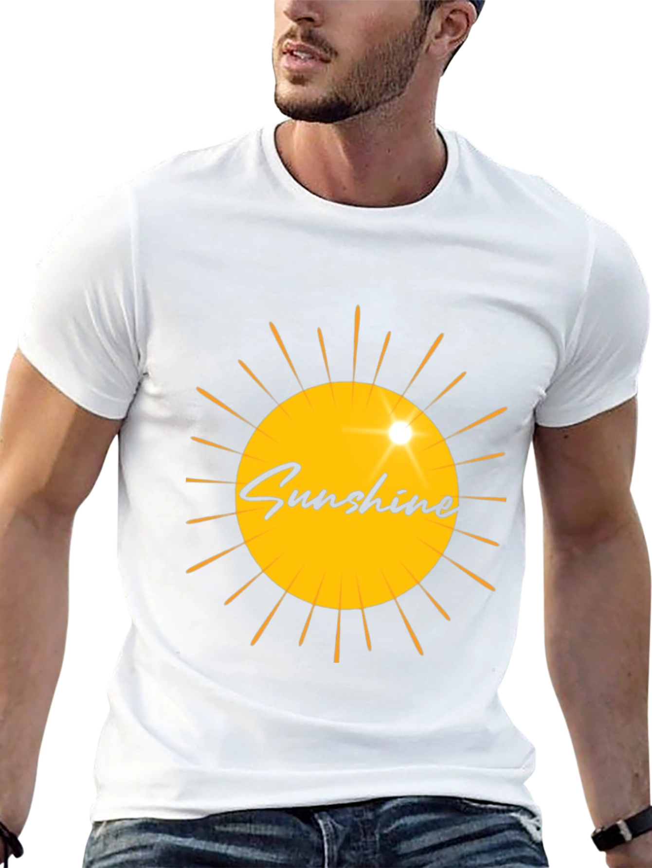 Sunshine Graphic Black T-Shirt