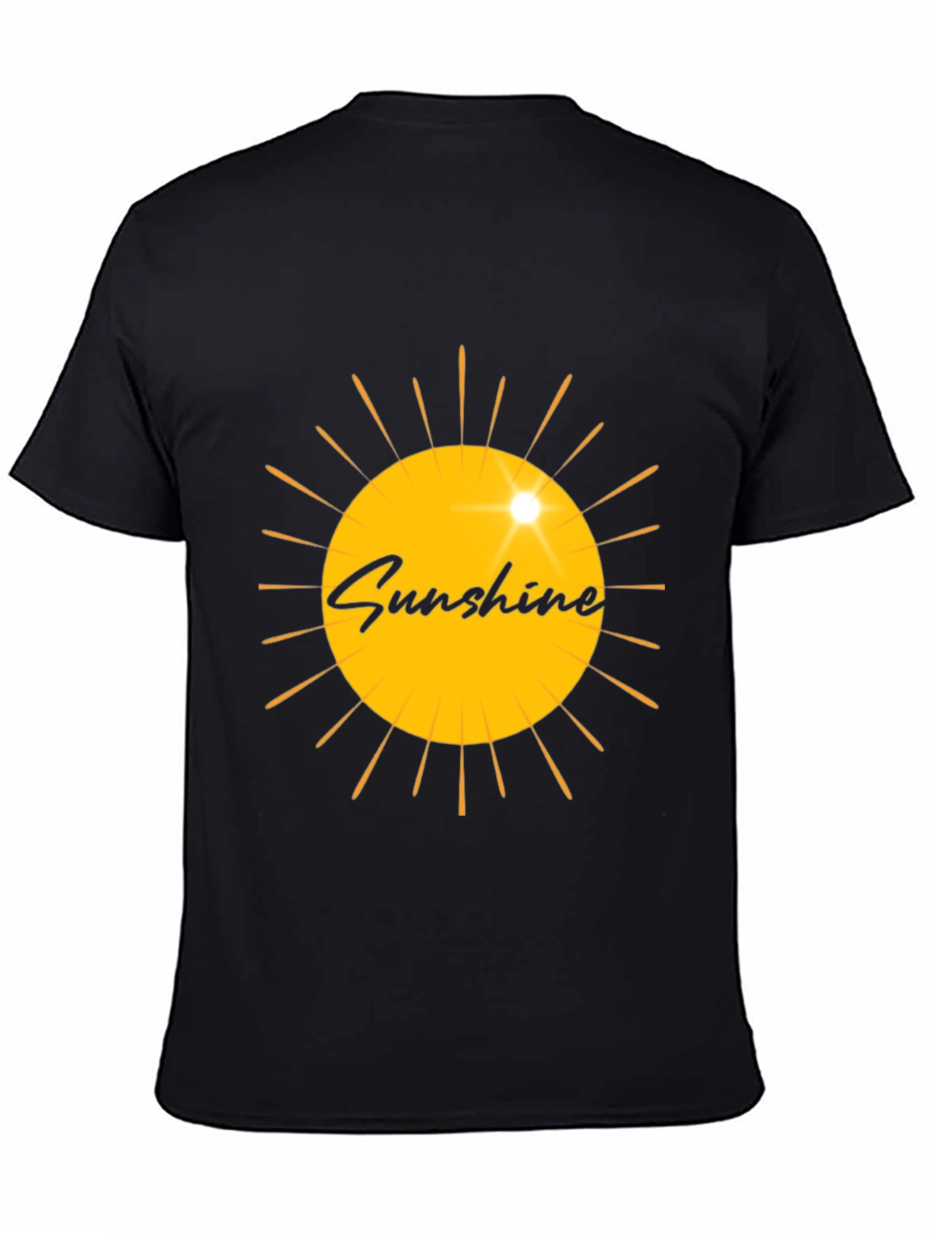 Sunshine Graphic Black T-Shirt