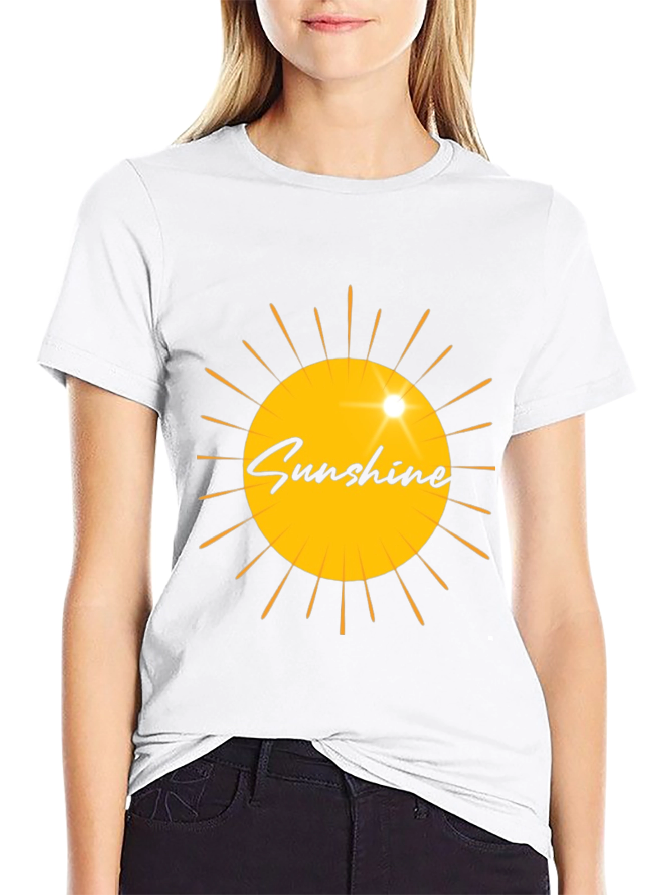 Sunshine Graphic Black T-Shirt