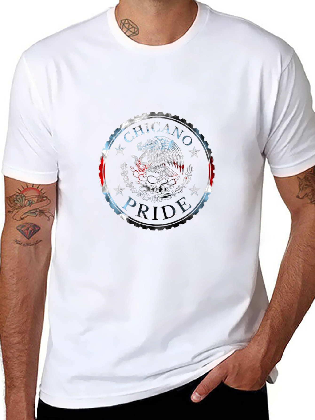 Chicano Pride Graphic Tee - Black