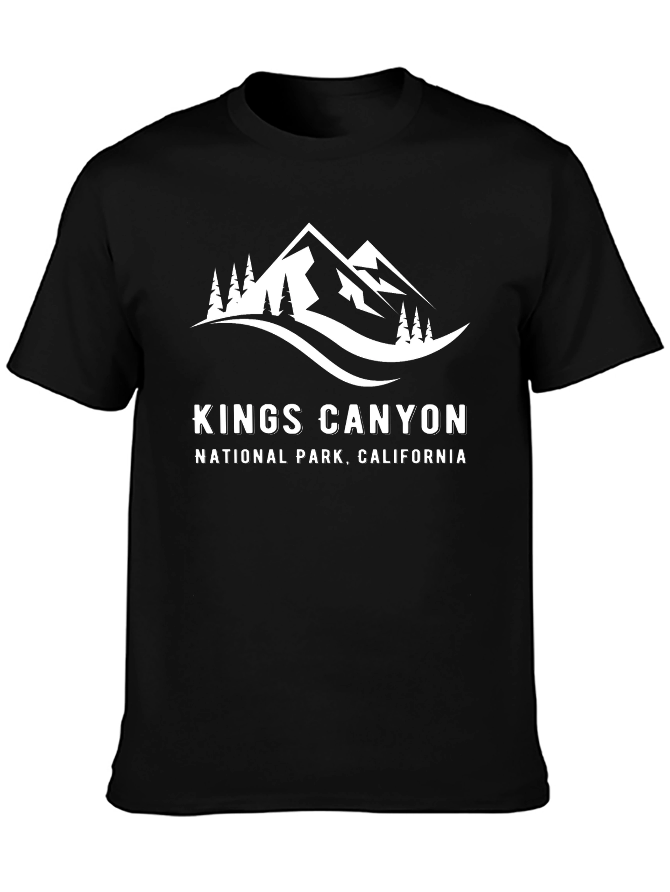 Kings Canyon National Park Graphic Tee - Black