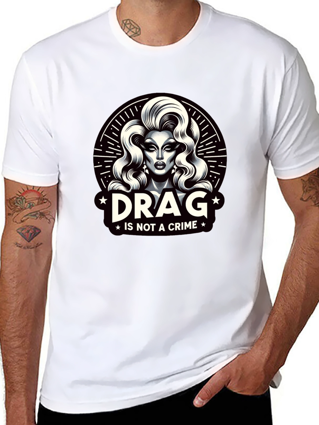 Drag Is Not A Crime Graphic Tee