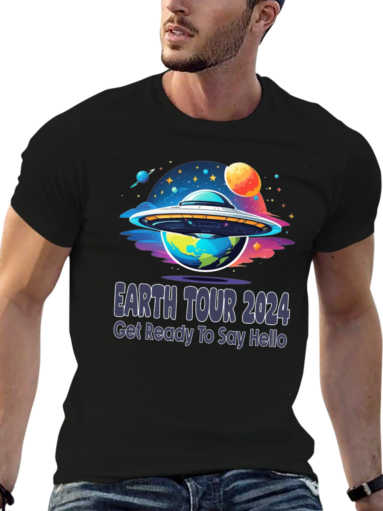 Earth Tour 2024 Graphic T-Shirt