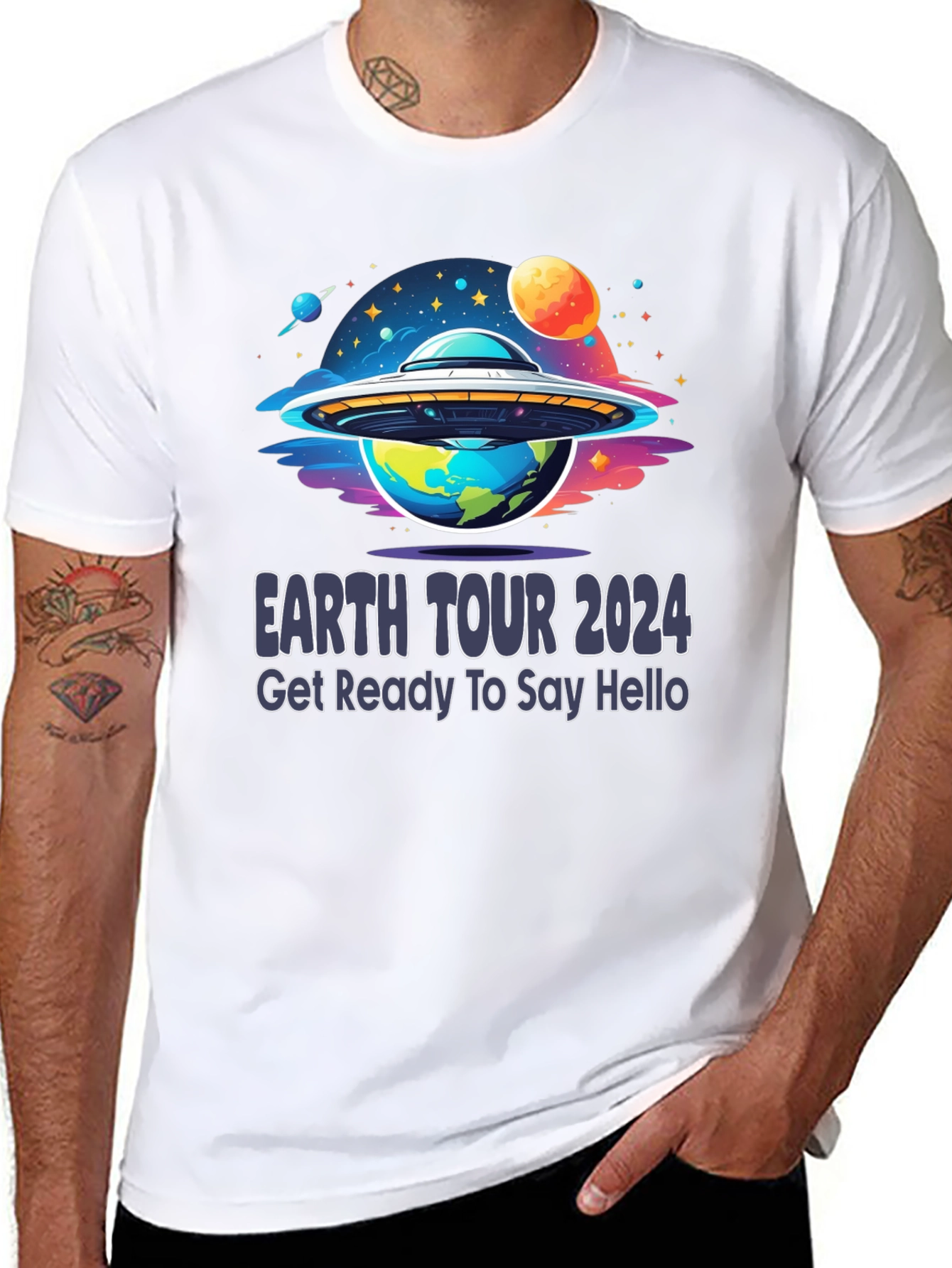 Earth Tour 2024 Graphic T-Shirt