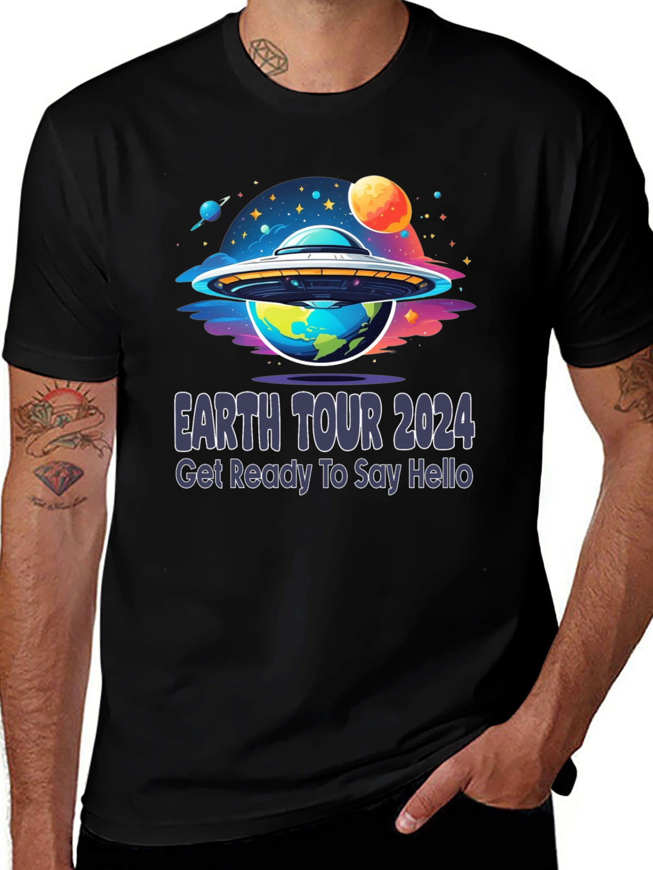 Earth Tour 2024 Graphic T-Shirt