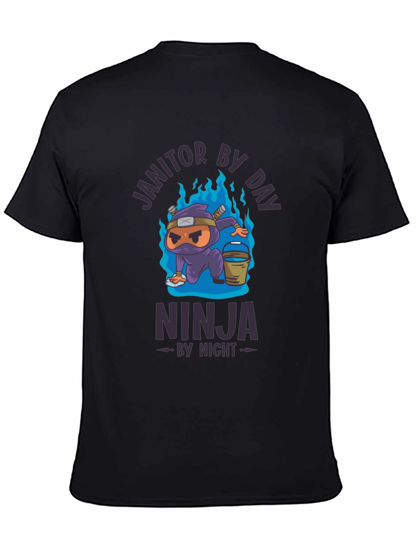Janitor By Day Ninja By Night T-Shirt