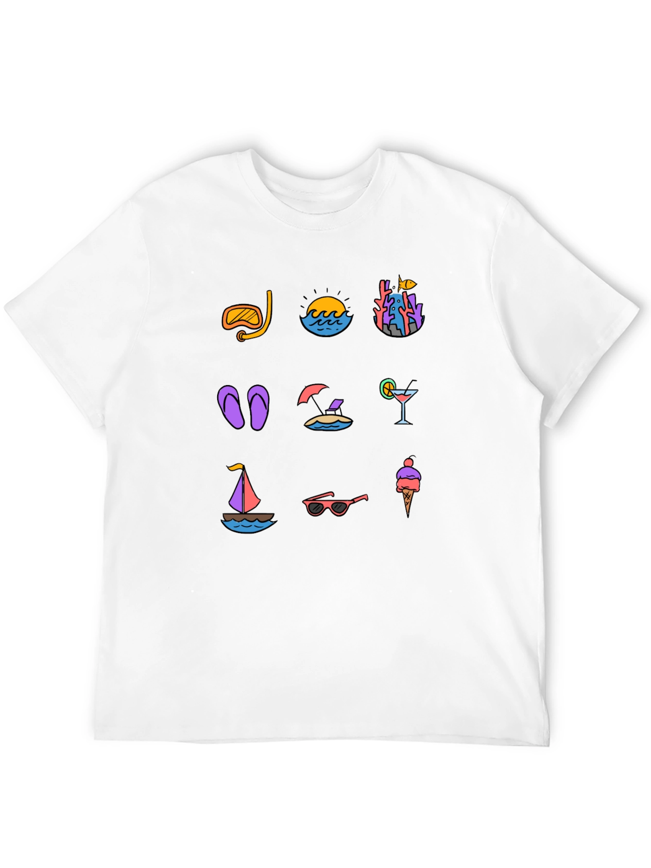 Summer Fun Graphic Tee - Vacation Vibes!