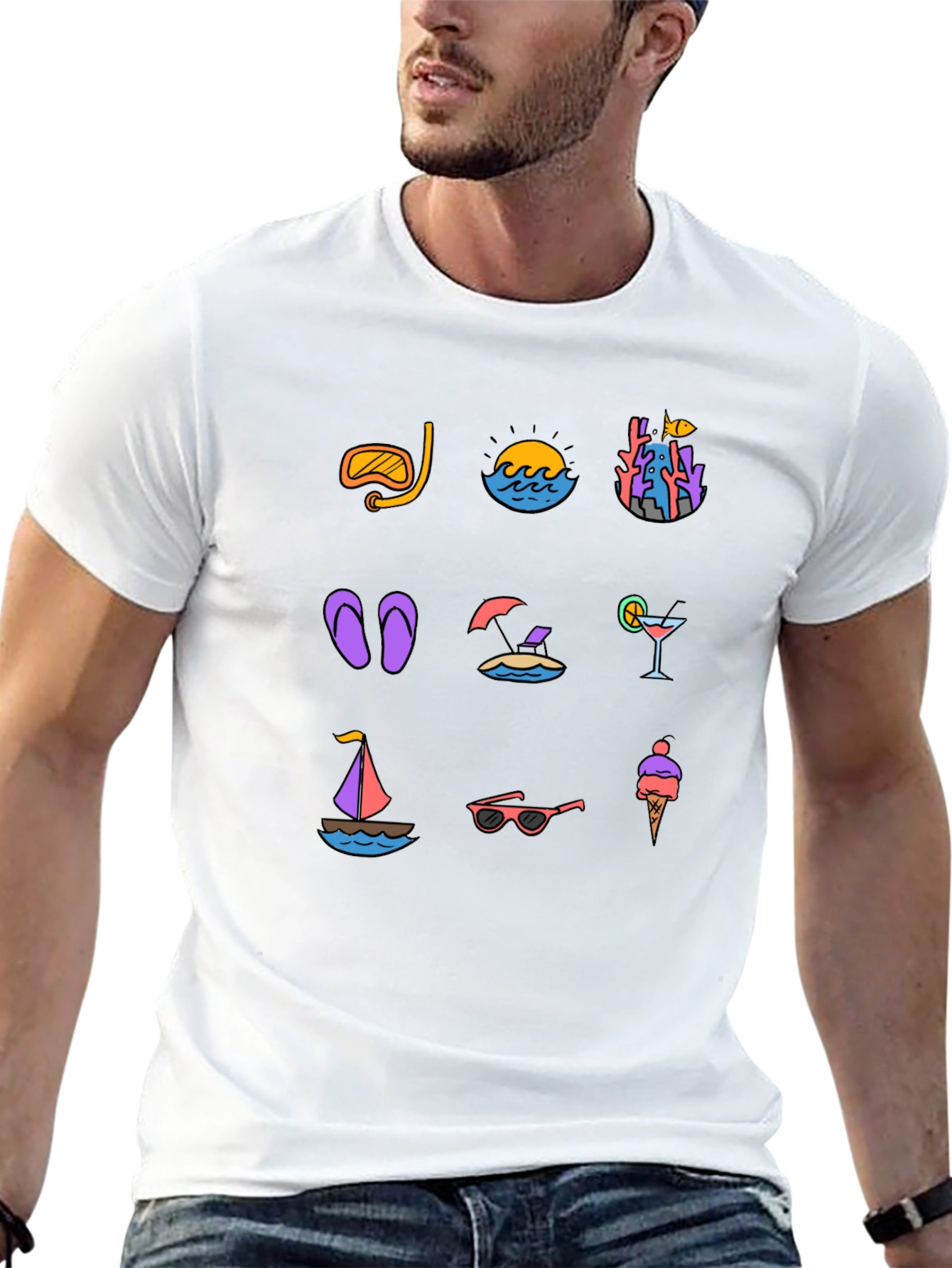Summer Fun Graphic Tee - Vacation Vibes!