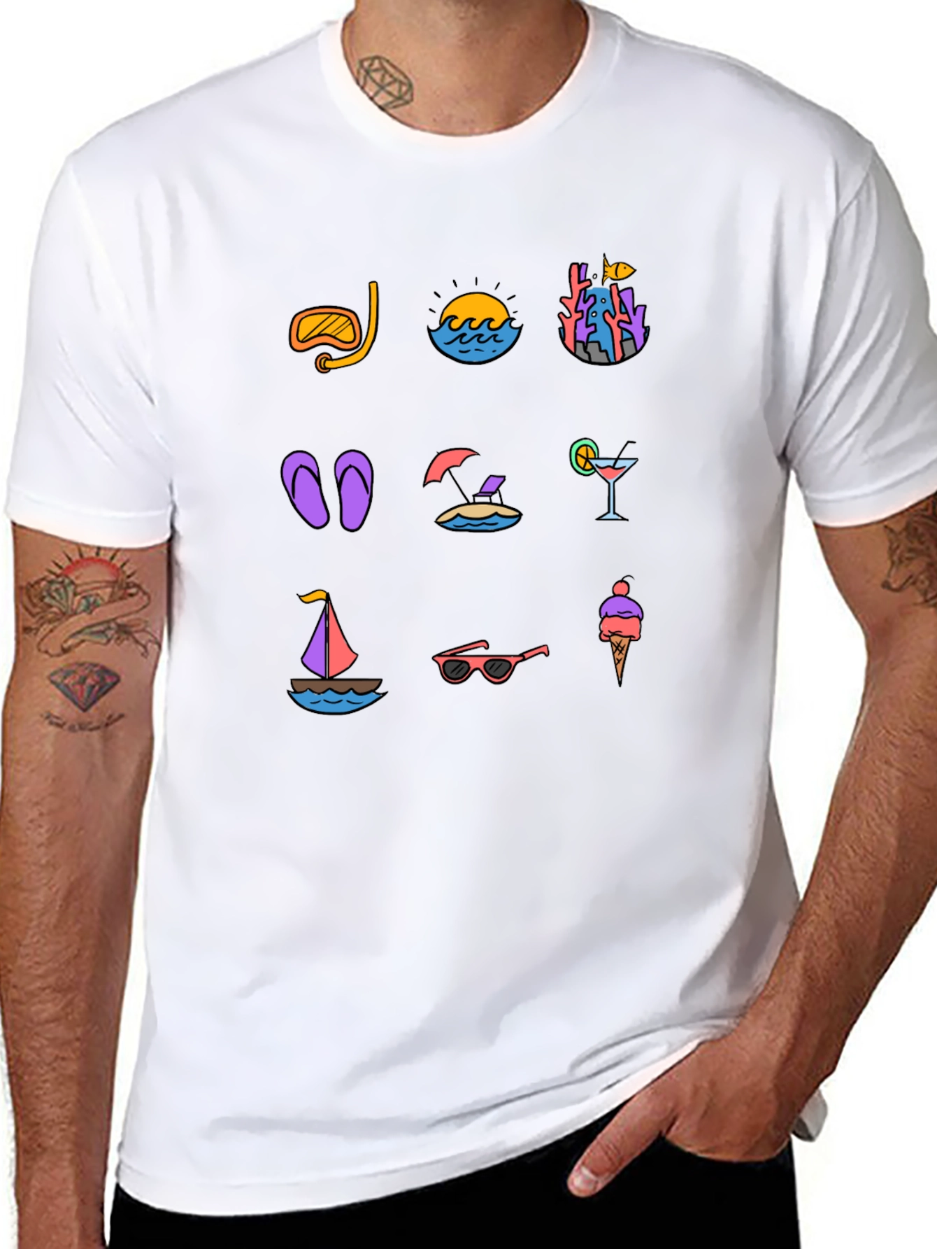 Summer Fun Graphic Tee - Vacation Vibes!