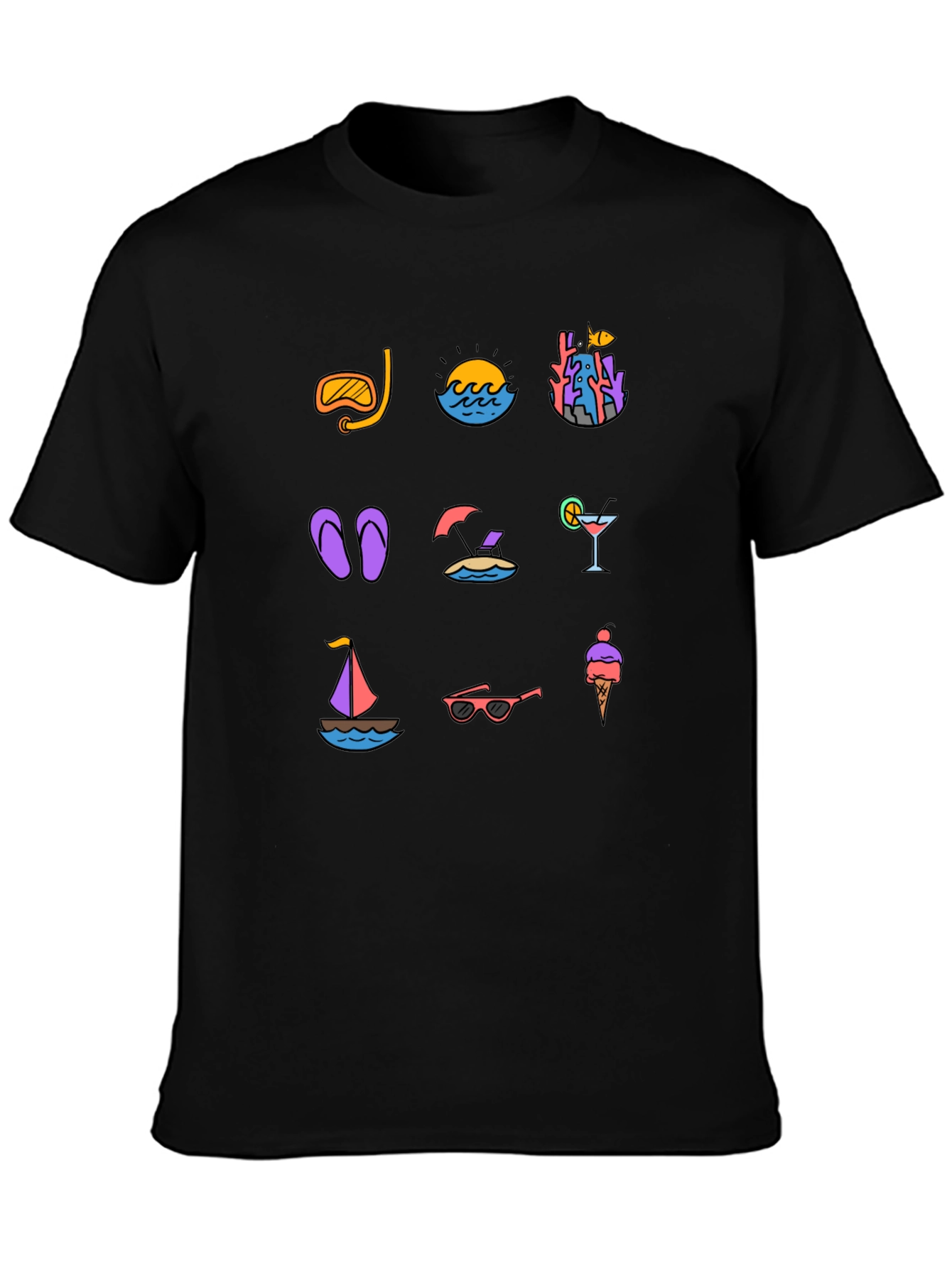 Summer Fun Graphic Tee - Vacation Vibes!