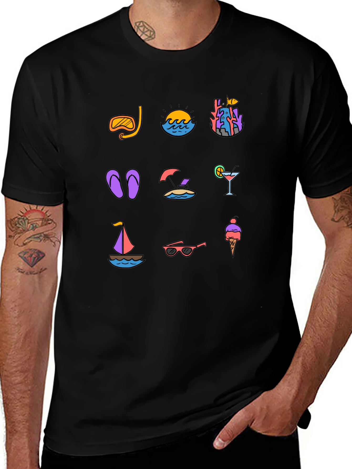 Summer Fun Graphic Tee - Vacation Vibes!