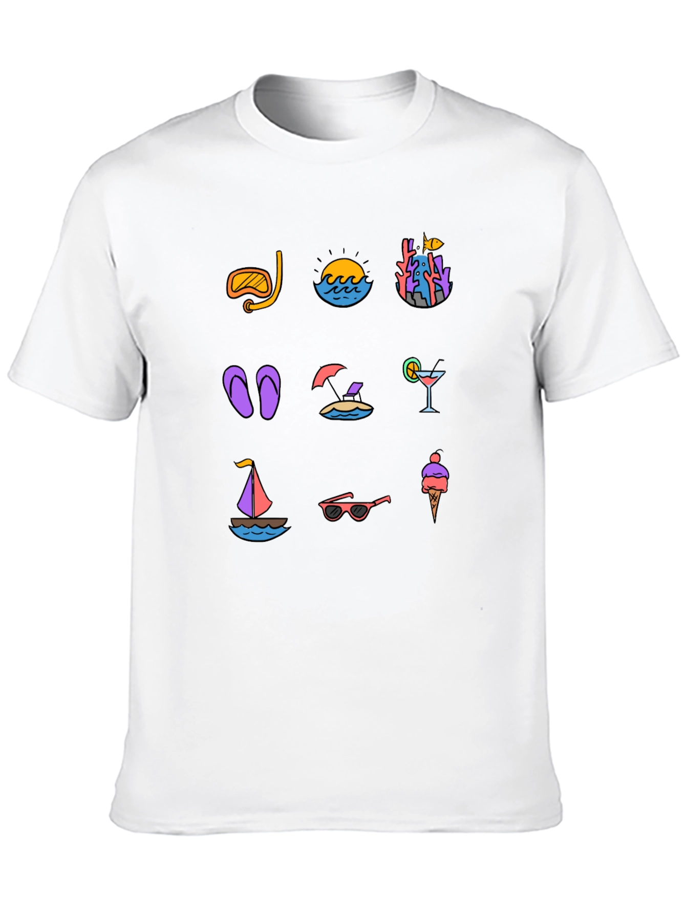 Summer Fun Graphic Tee - Vacation Vibes!