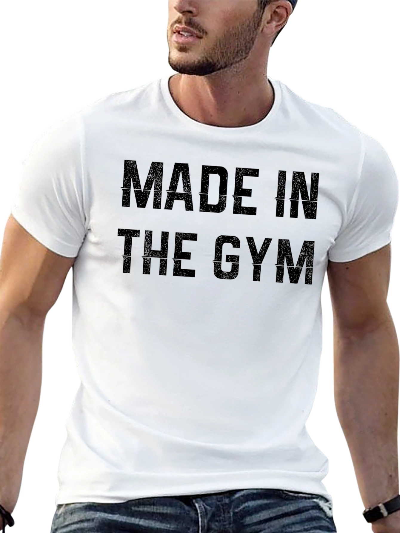 Made in the Gym Graphic Tee - Black