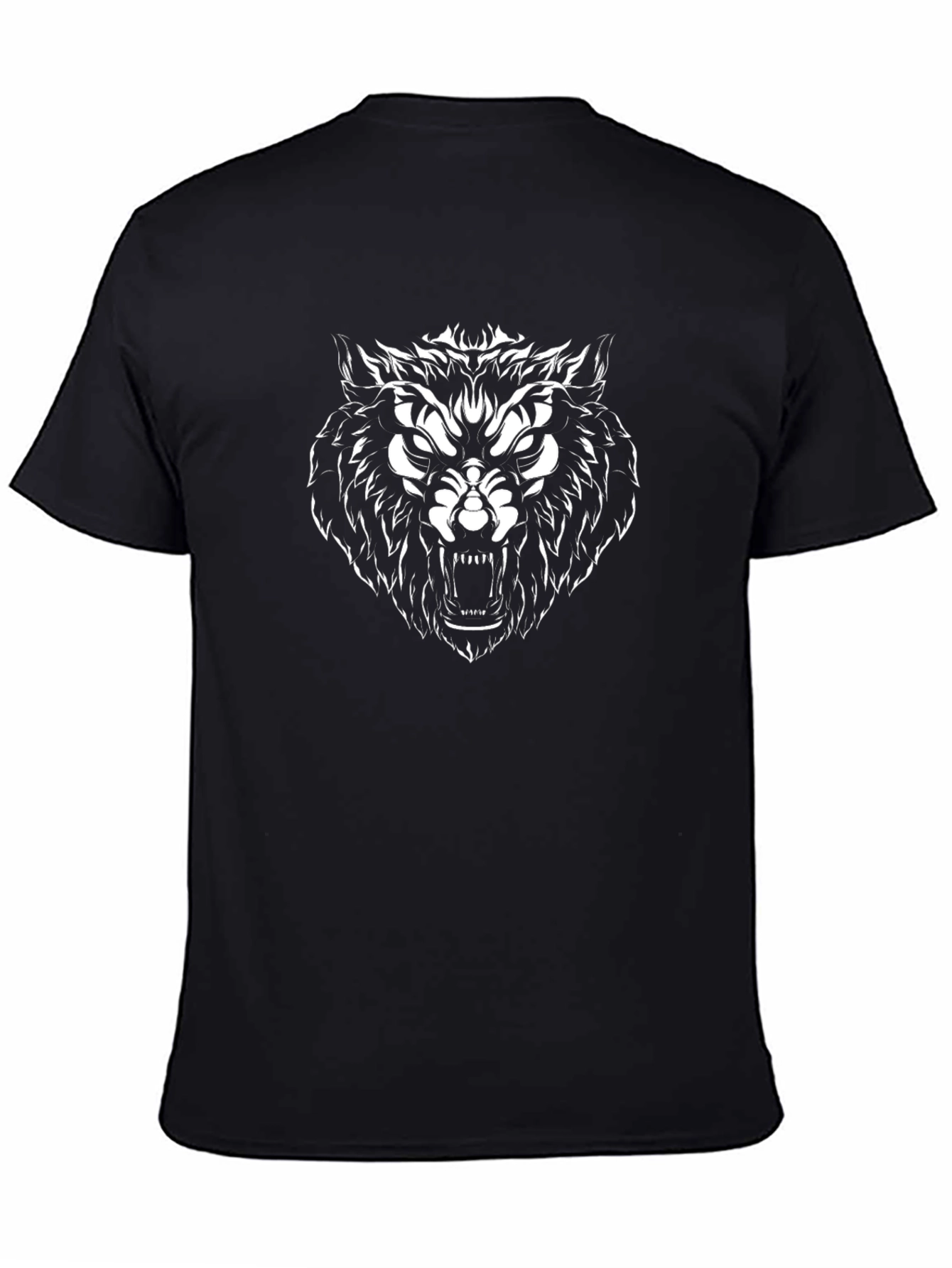 Wolf Graphic Black Tee