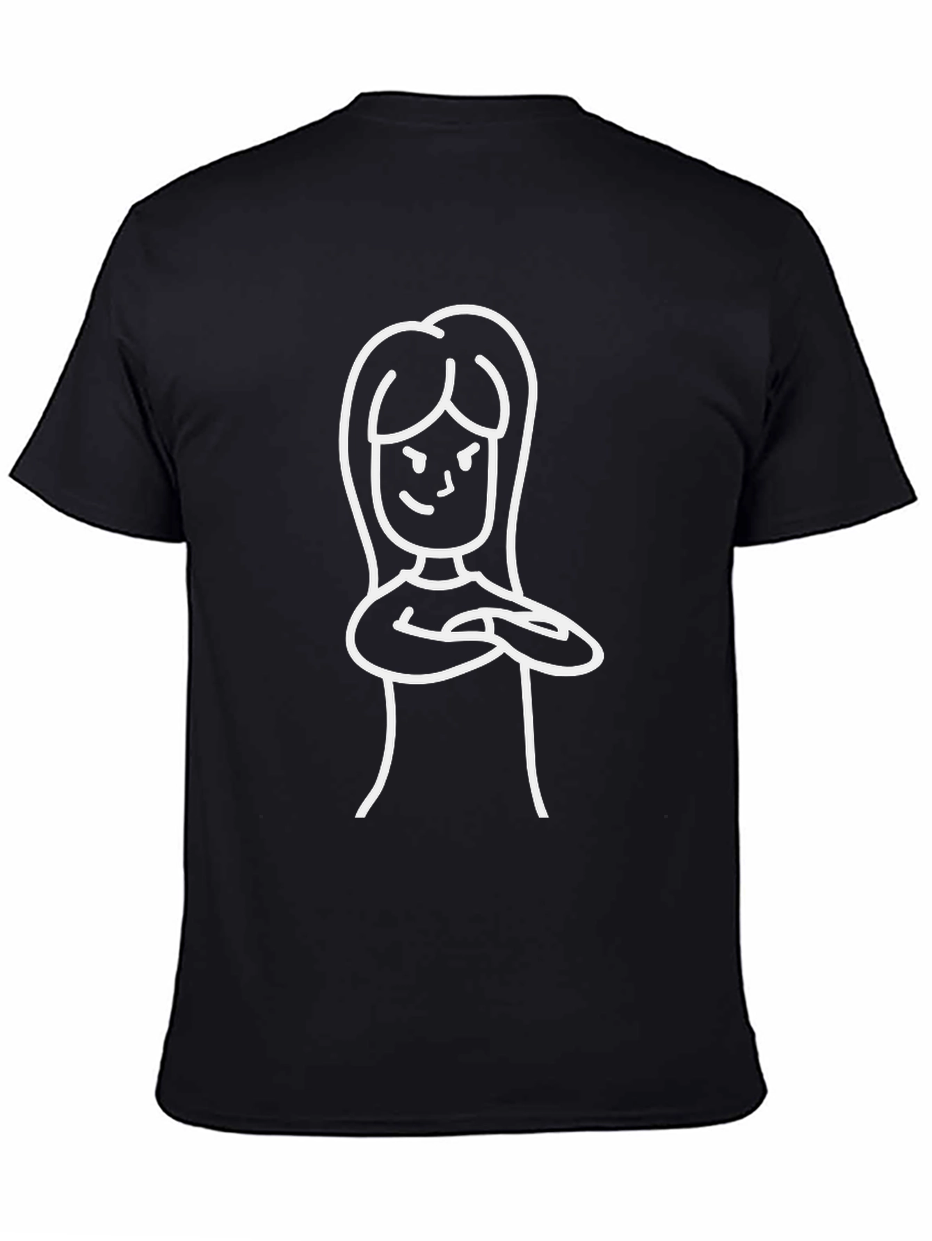 Cool Graphic T-Shirt - Feminist Icon Line Art