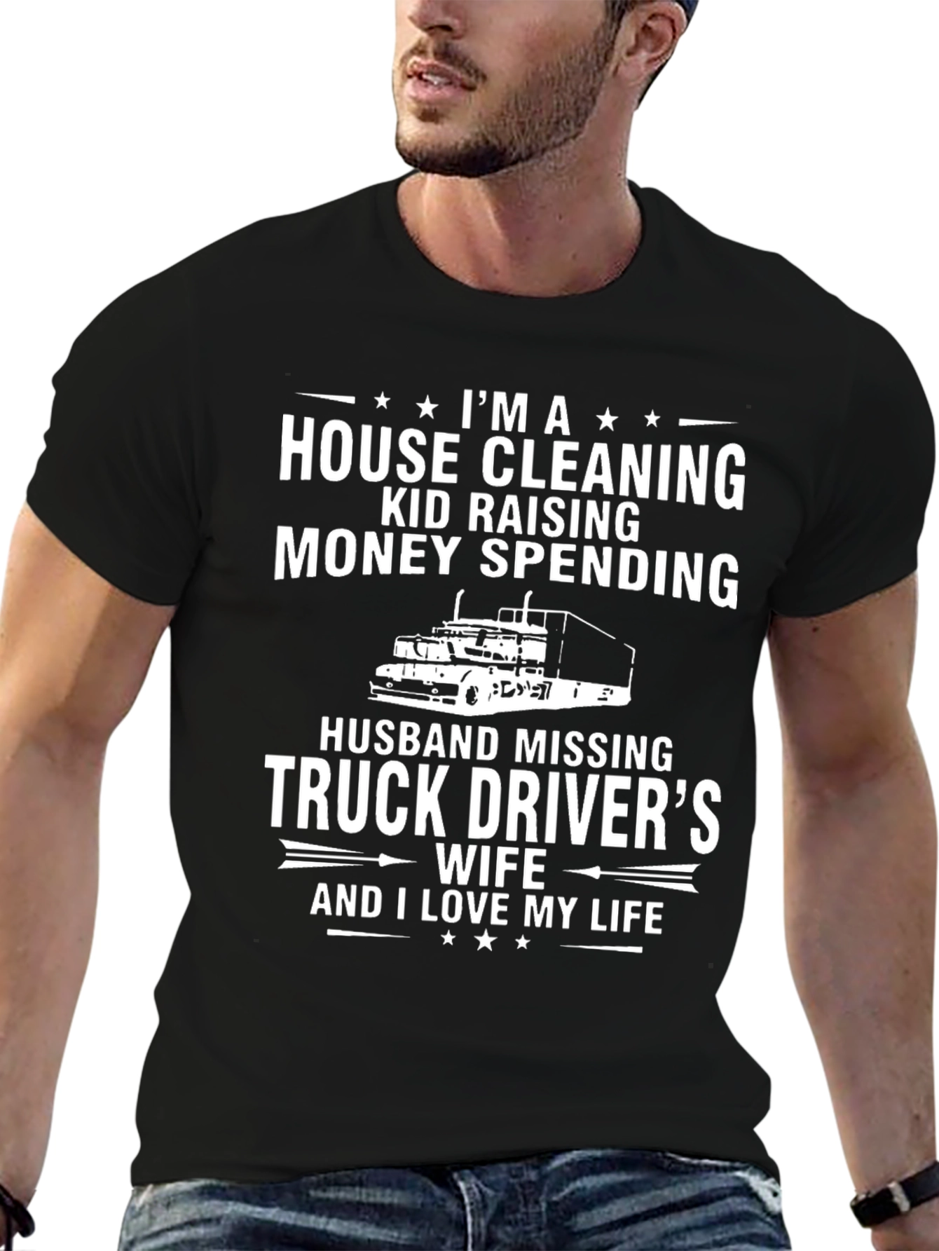 Truck Drivers Wife Graphic Tee