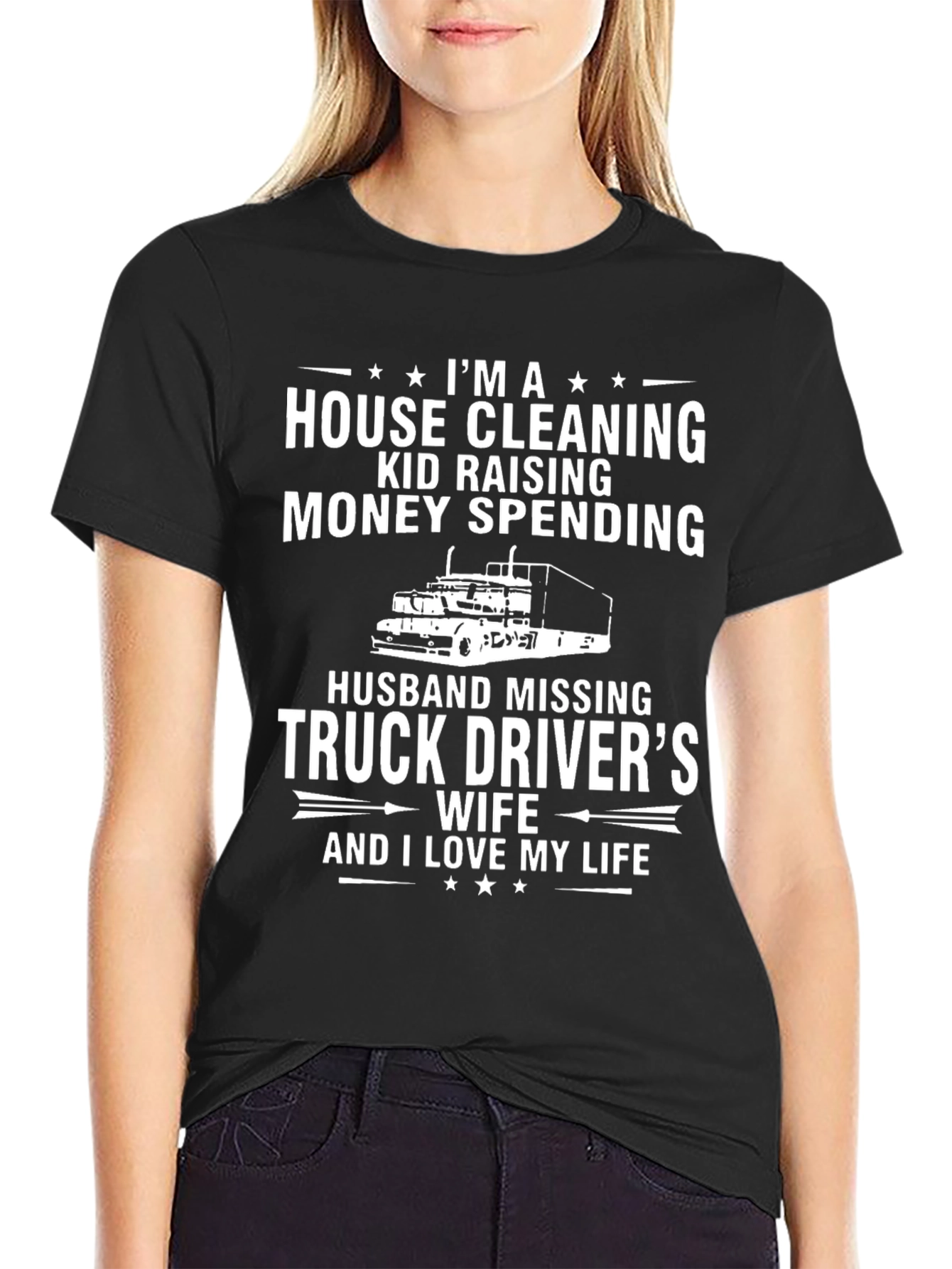 Truck Drivers Wife Graphic Tee