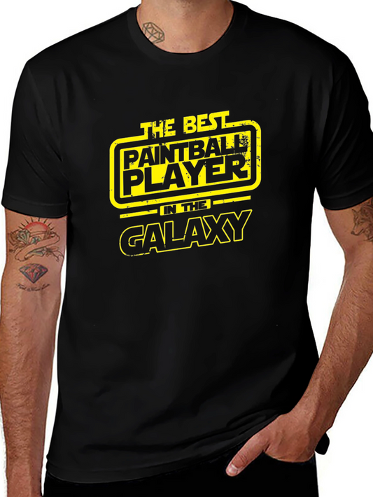 Paintball Galaxy T-Shirt - Black Cotton Tee