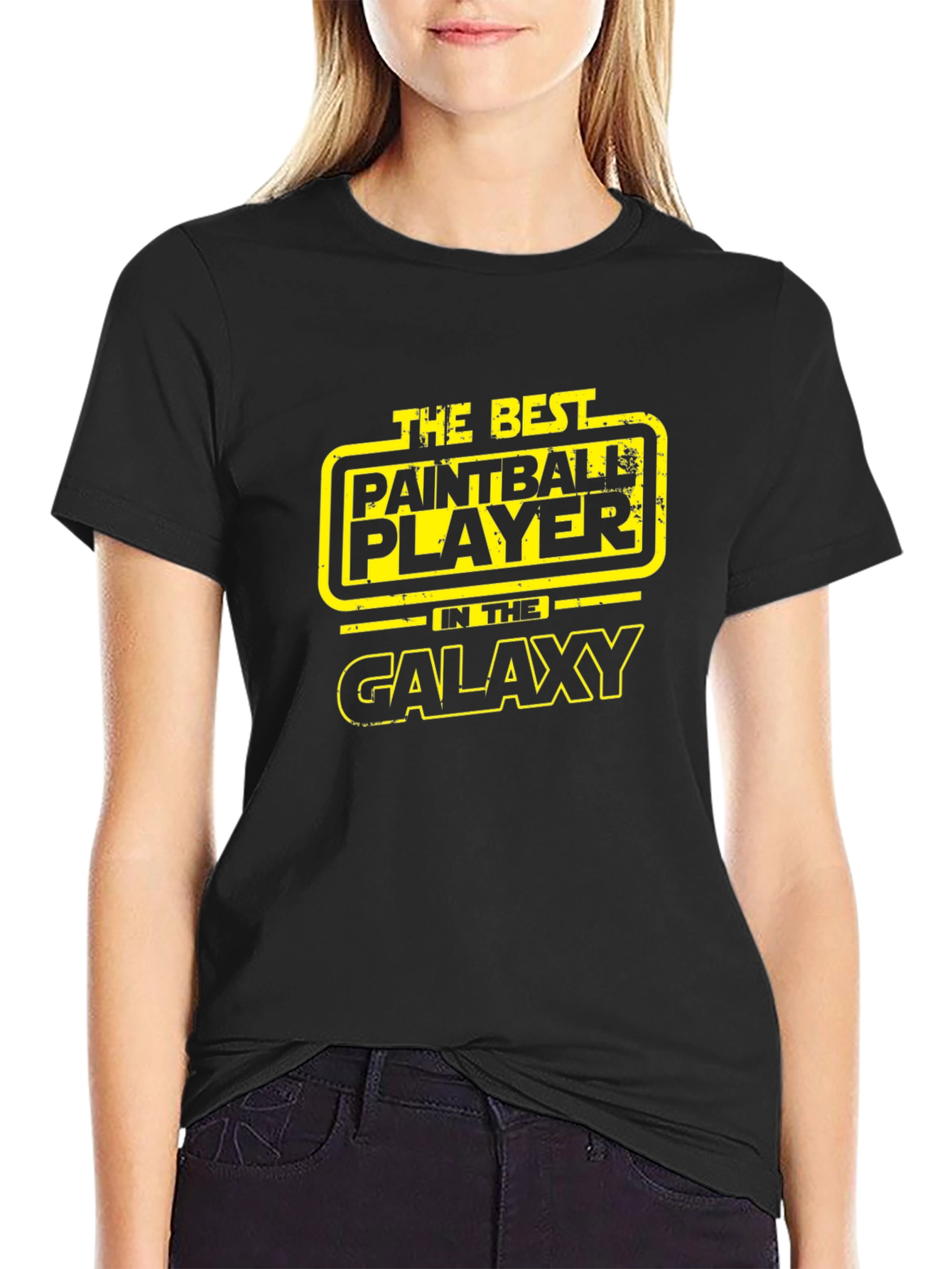 Paintball Galaxy T-Shirt - Black Cotton Tee