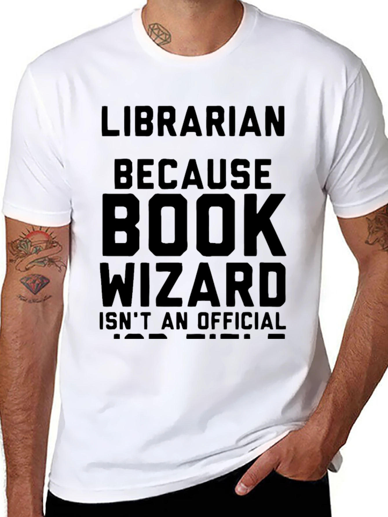 Librarian Book Wizard T-Shirt