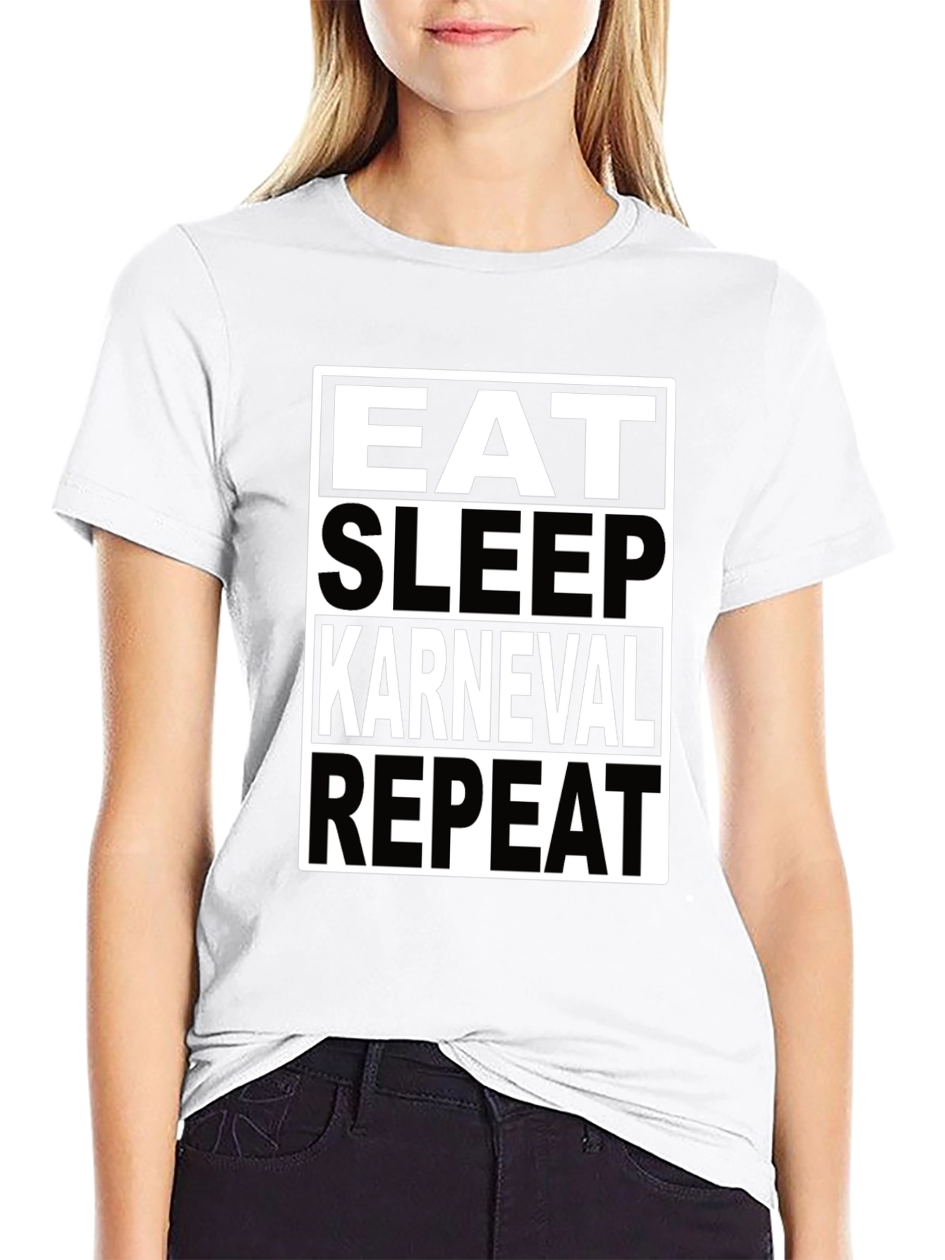 Eat Sleep Karneval Repeat T-Shirt