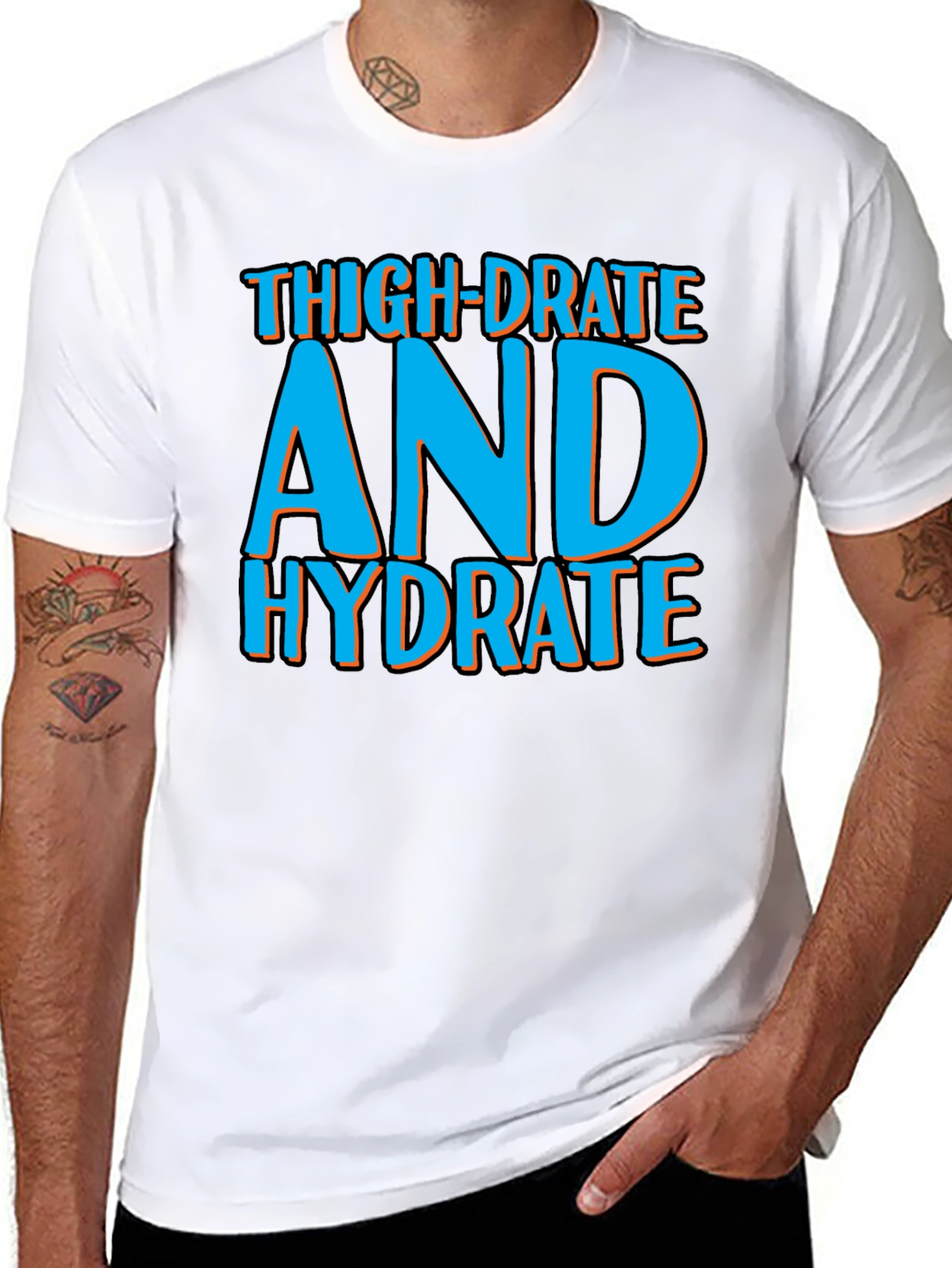 Thigh-Drated Hydrate Tee