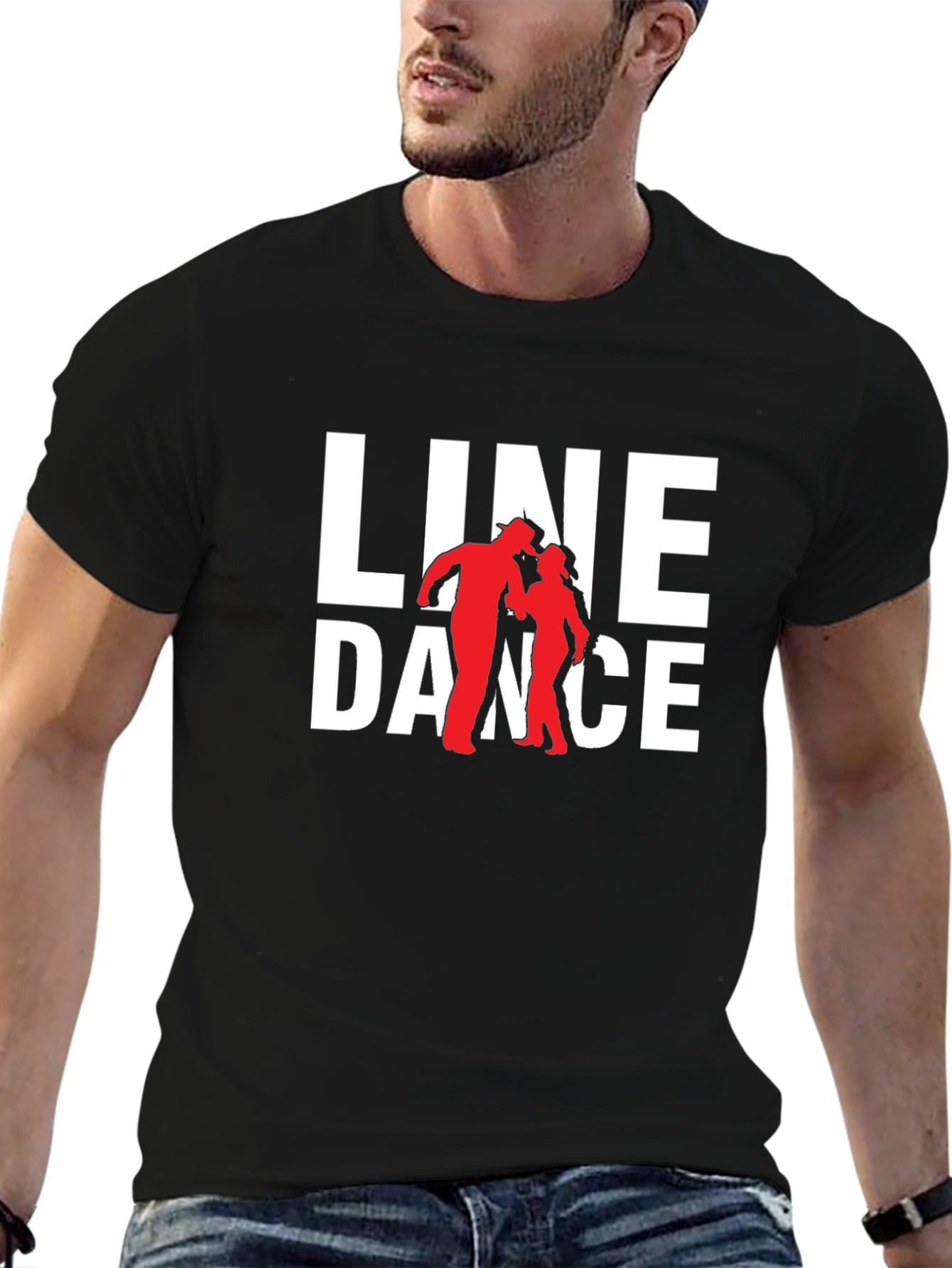 Line Dance Graphic Tee - Western Style T-Shirt