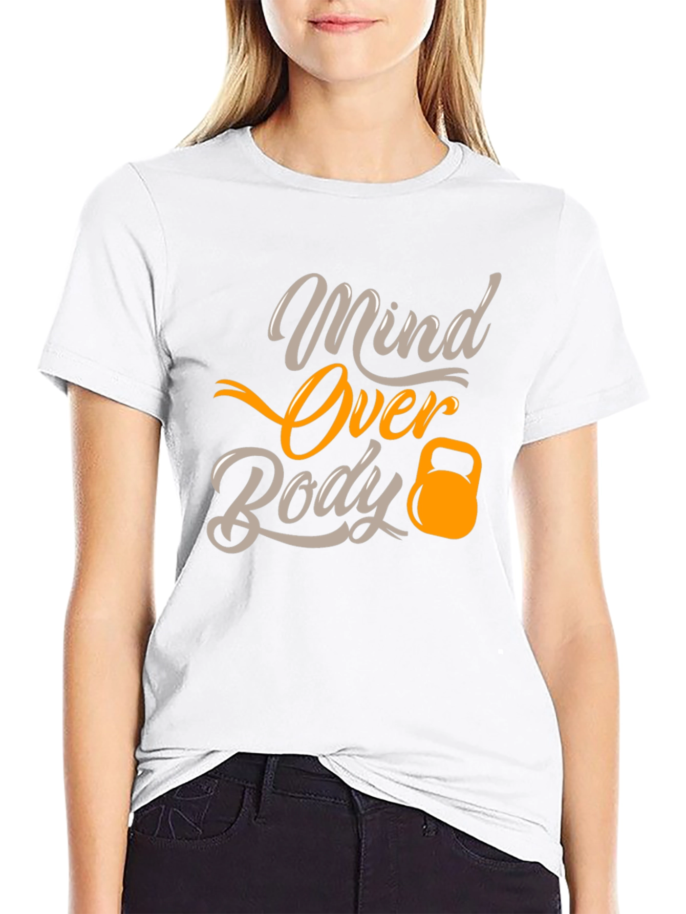 Mind Over Body Black Graphic Tee