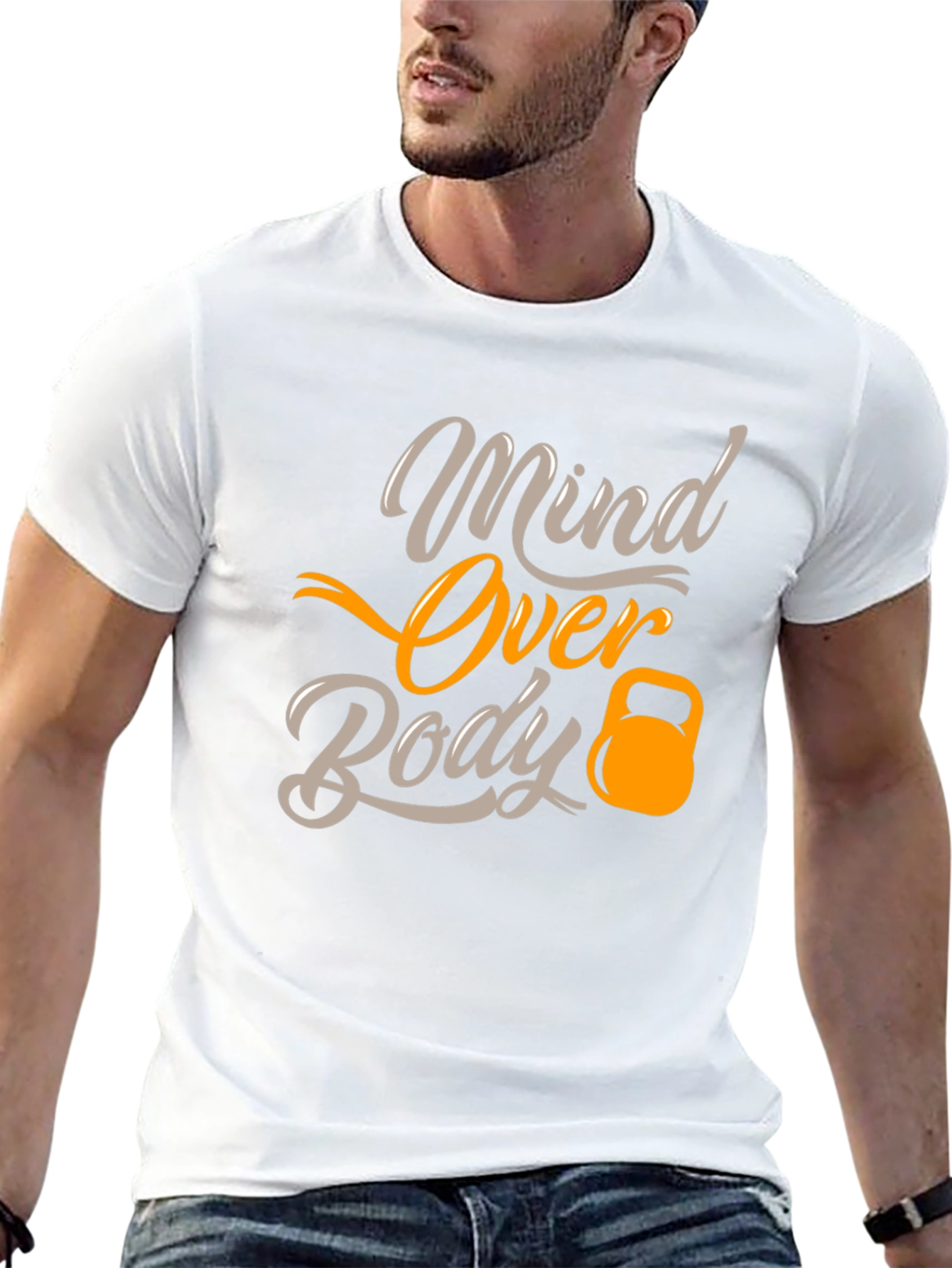 Mind Over Body Black Graphic Tee