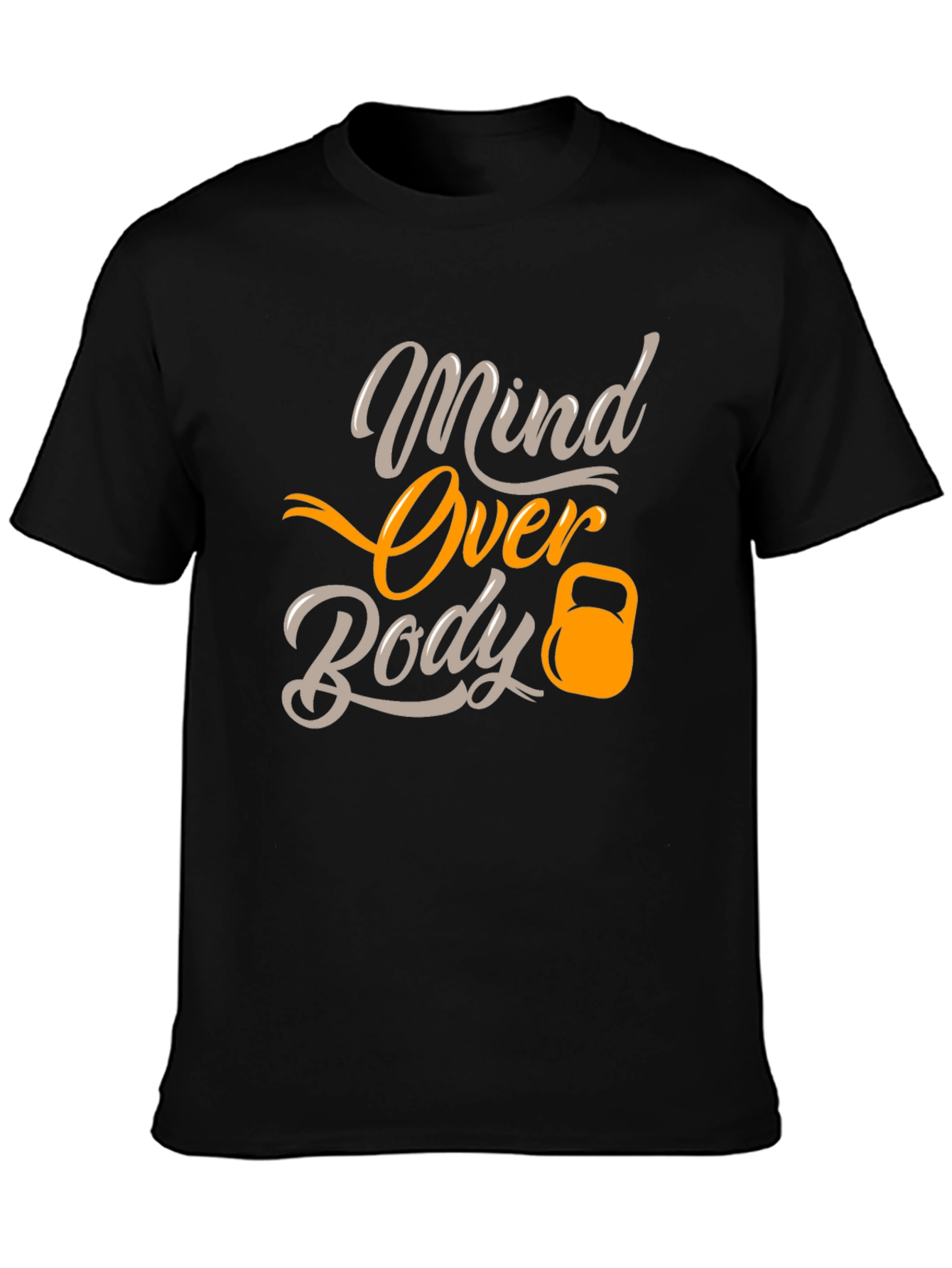 Mind Over Body Black Graphic Tee