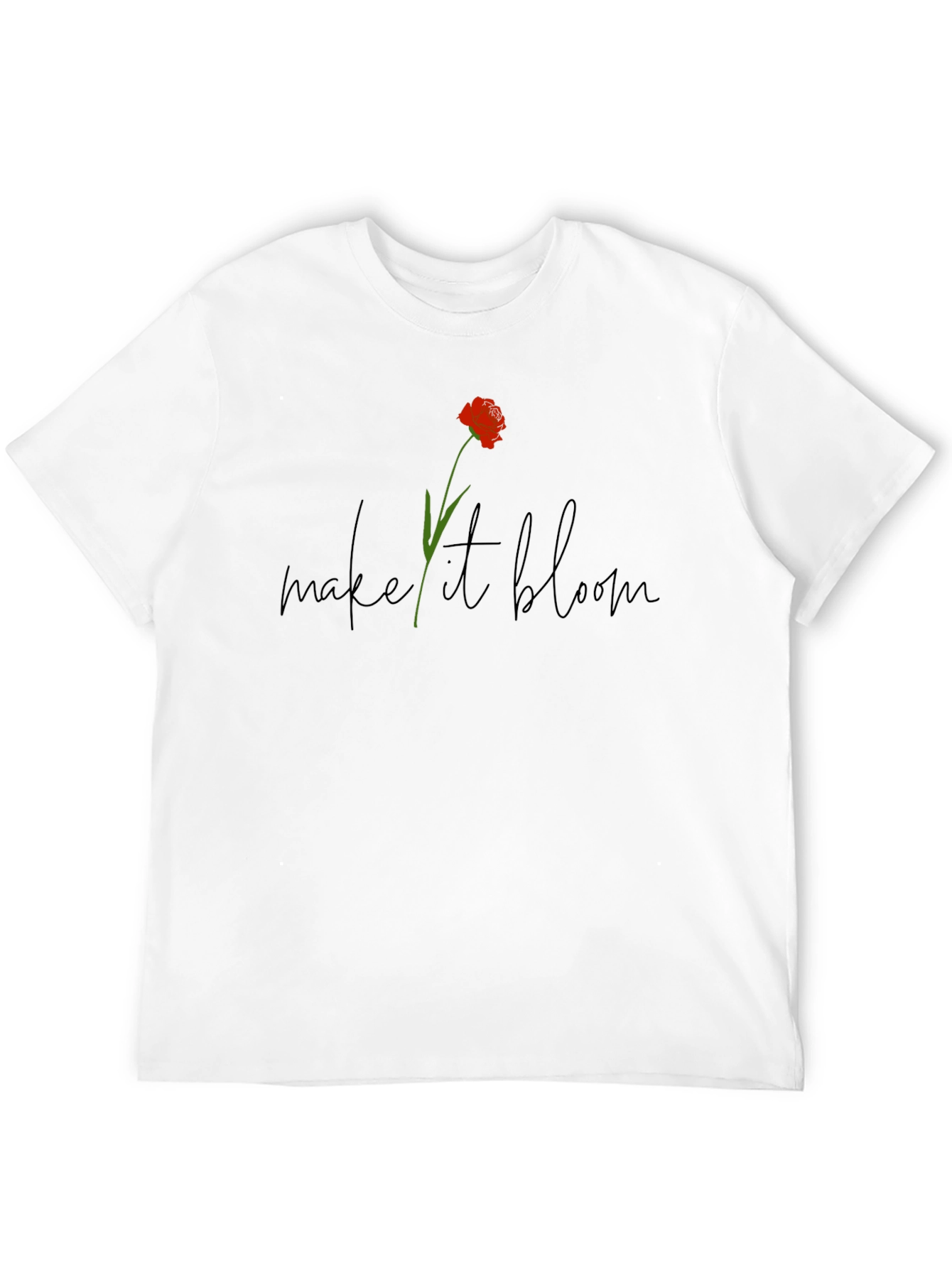 Make It Bloom Graphic T-Shirt - Stylish Comfort