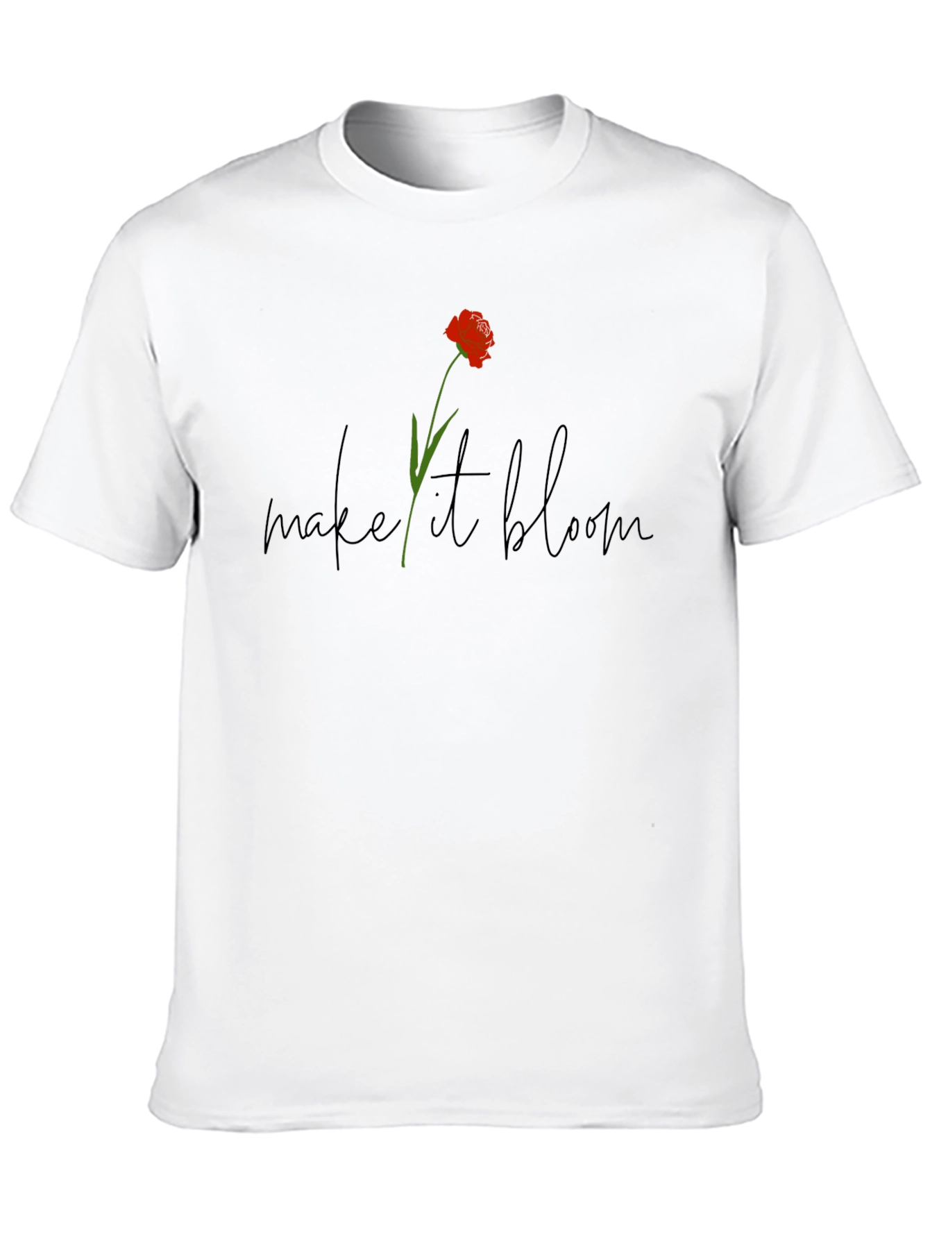 Make It Bloom Graphic T-Shirt - Stylish Comfort