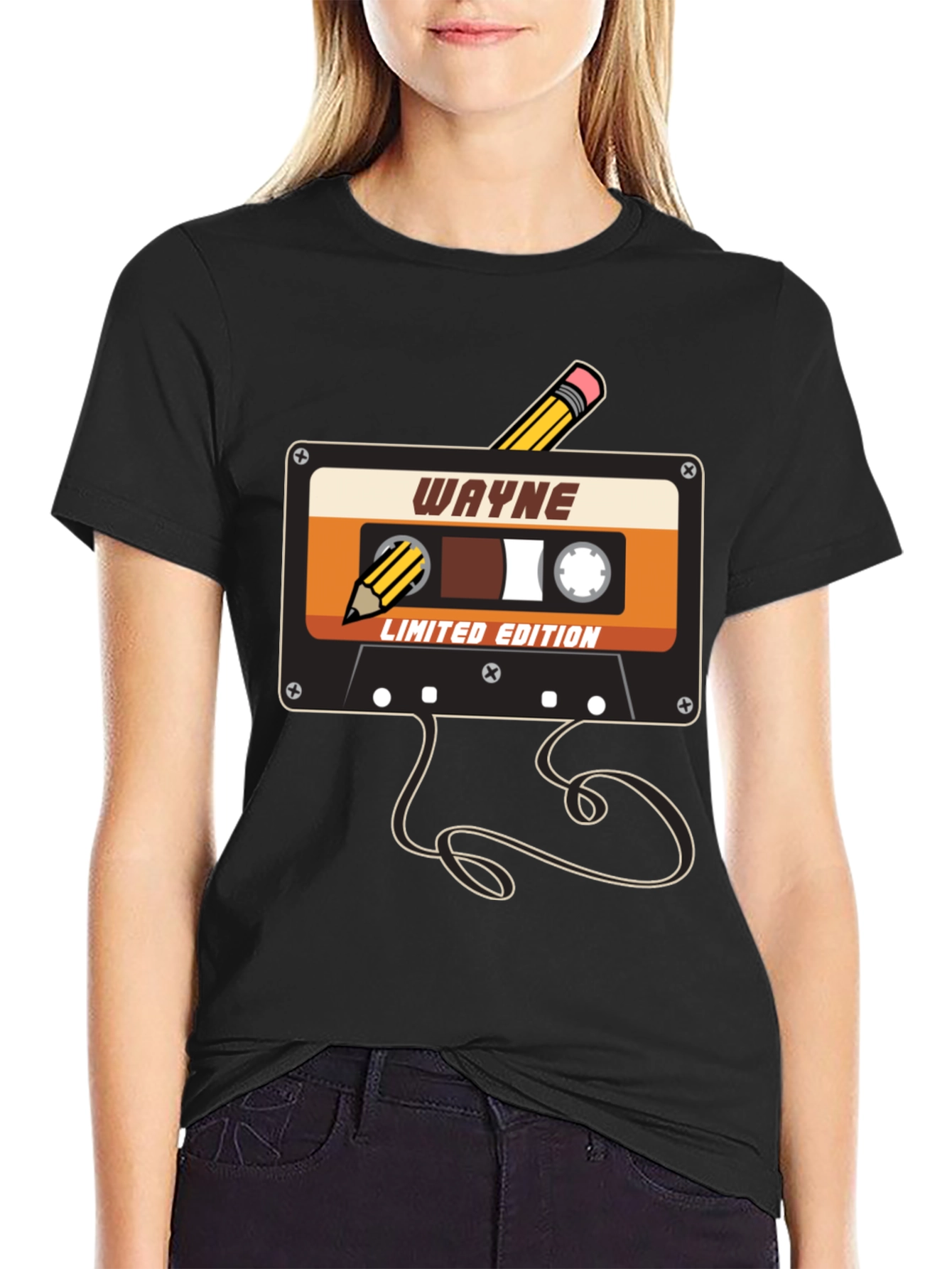 Wayne Limited Edition Cassette Tape T-Shirt
