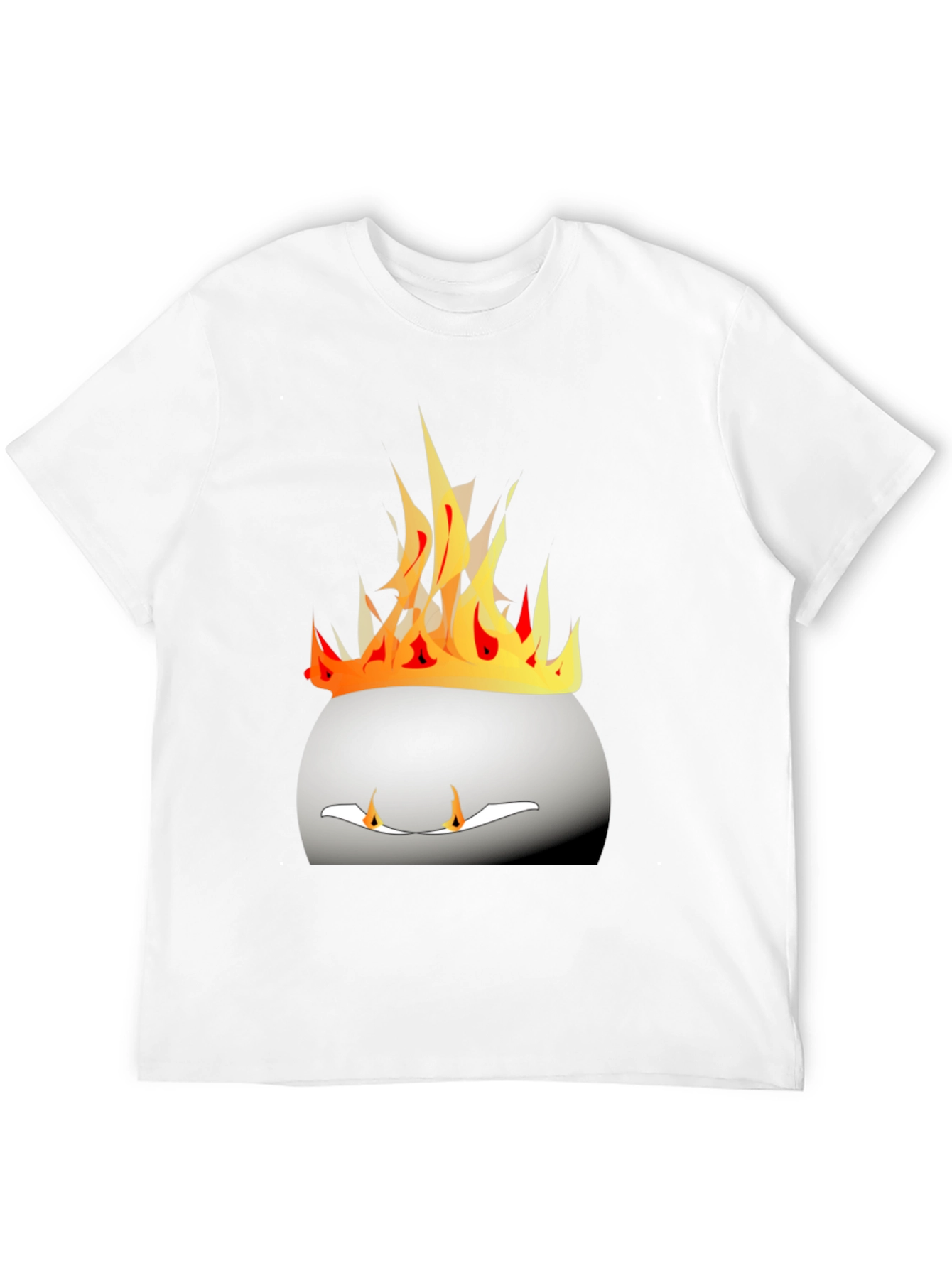 Fiery Cauldron Graphic Tee - Bold Black Shirt