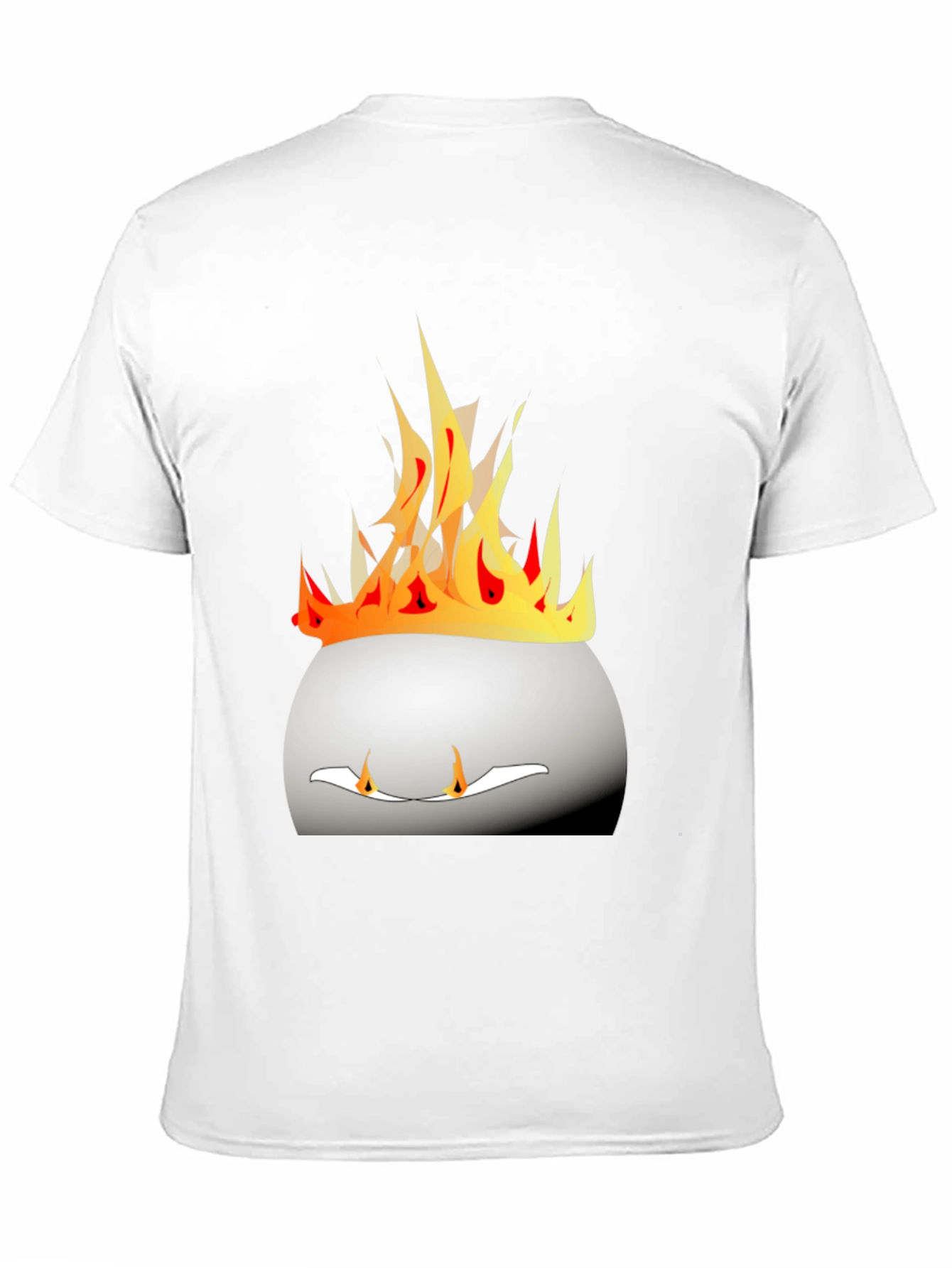 Fiery Cauldron Graphic Tee - Bold Black Shirt