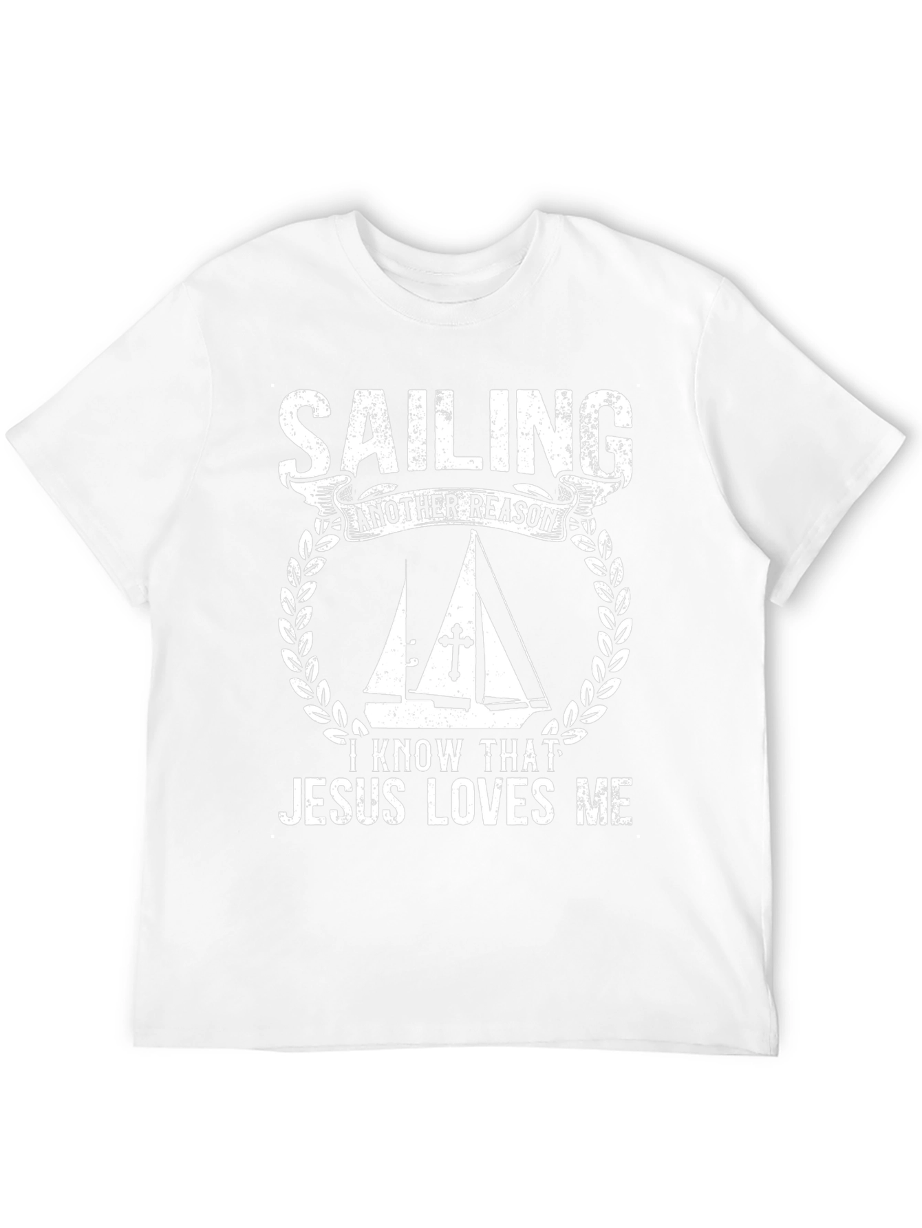 Sailing Jesus Loves Me Graphic T-Shirt