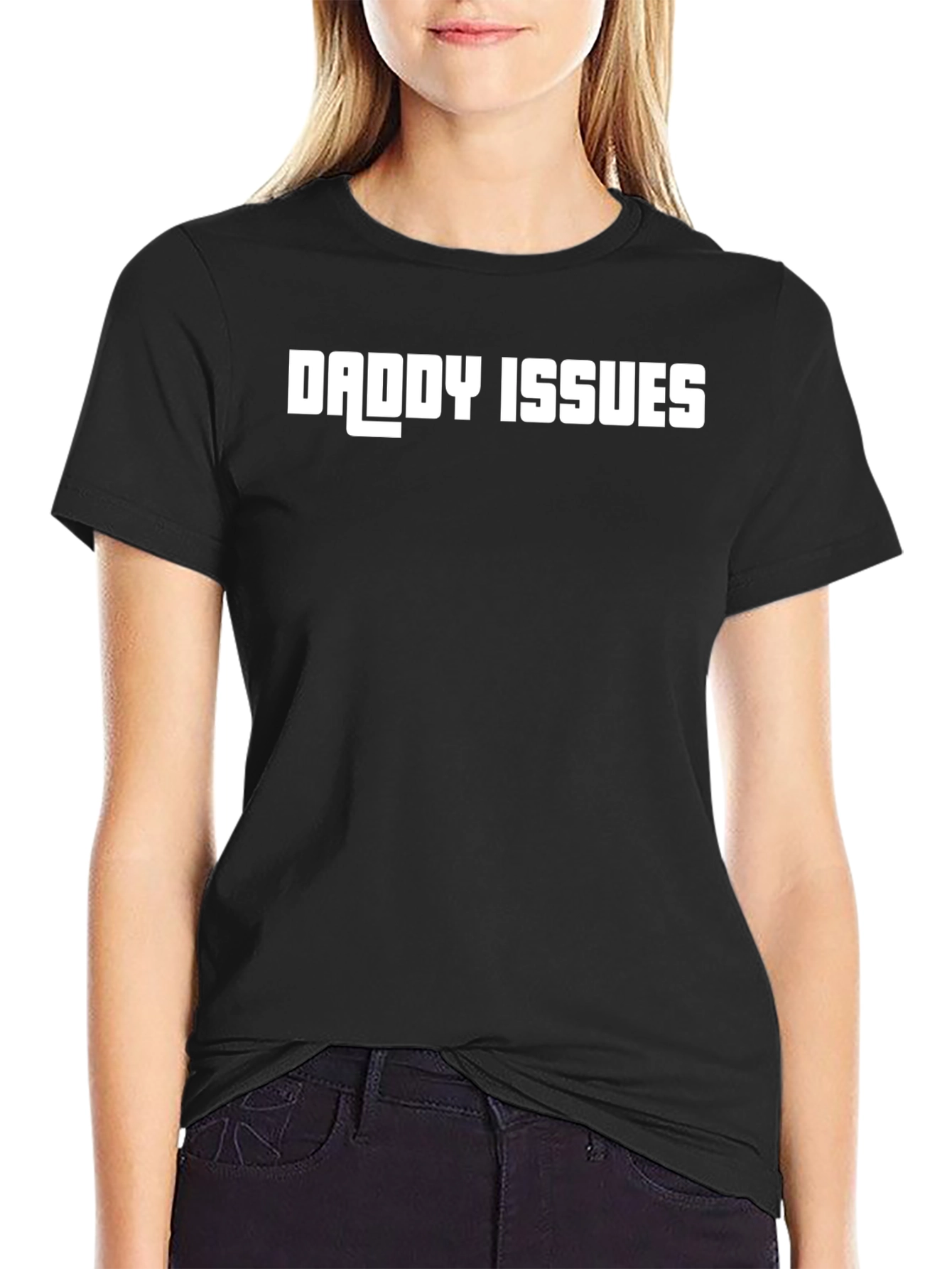 Daddy Issues Graphic Tee - Black