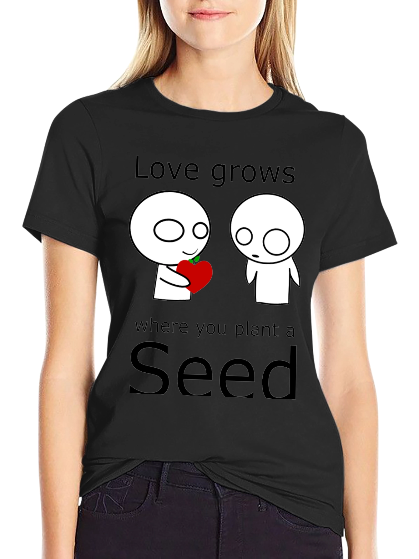 Love Grows Seed T-Shirt - Unique Graphic Tee