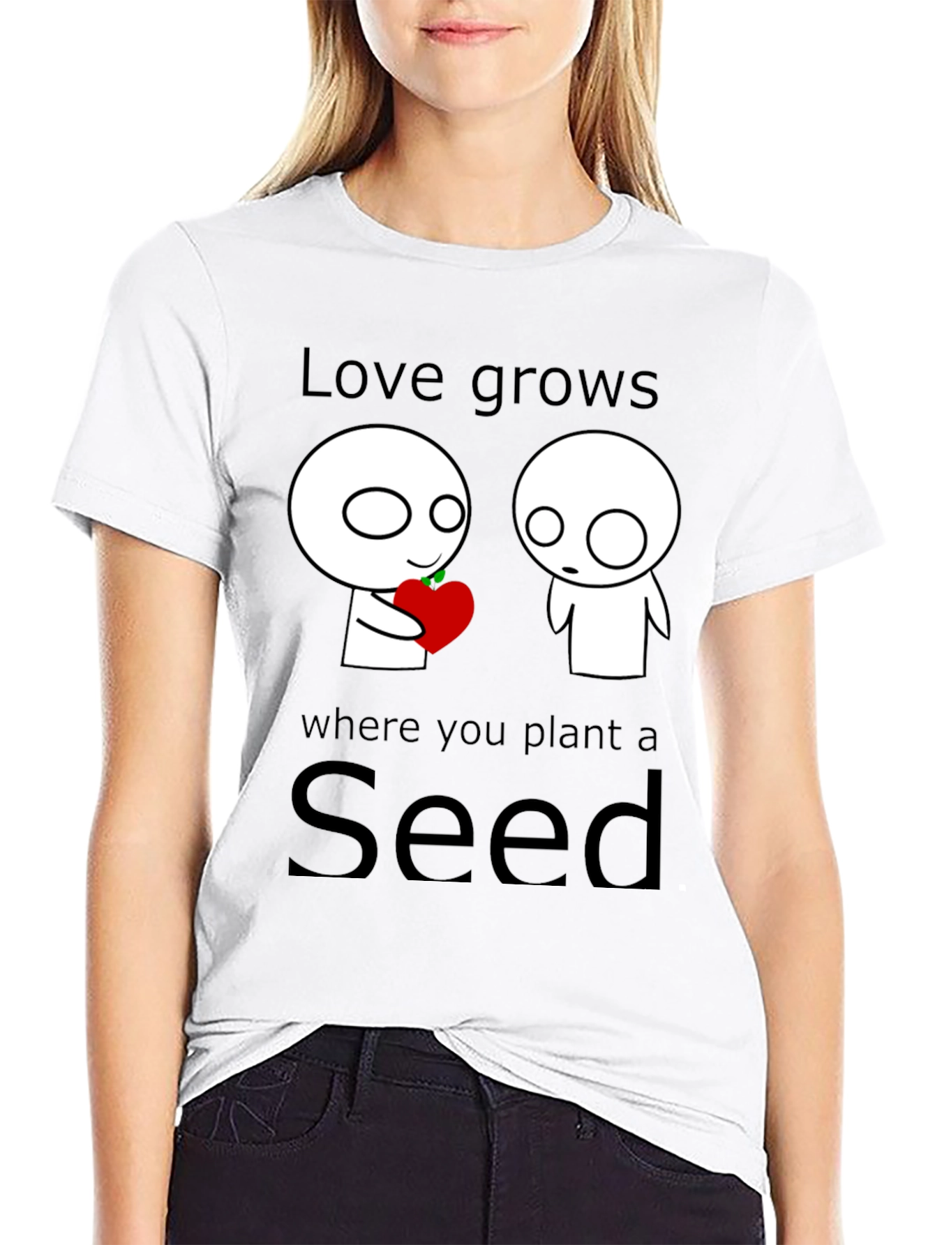 Love Grows Seed T-Shirt - Unique Graphic Tee