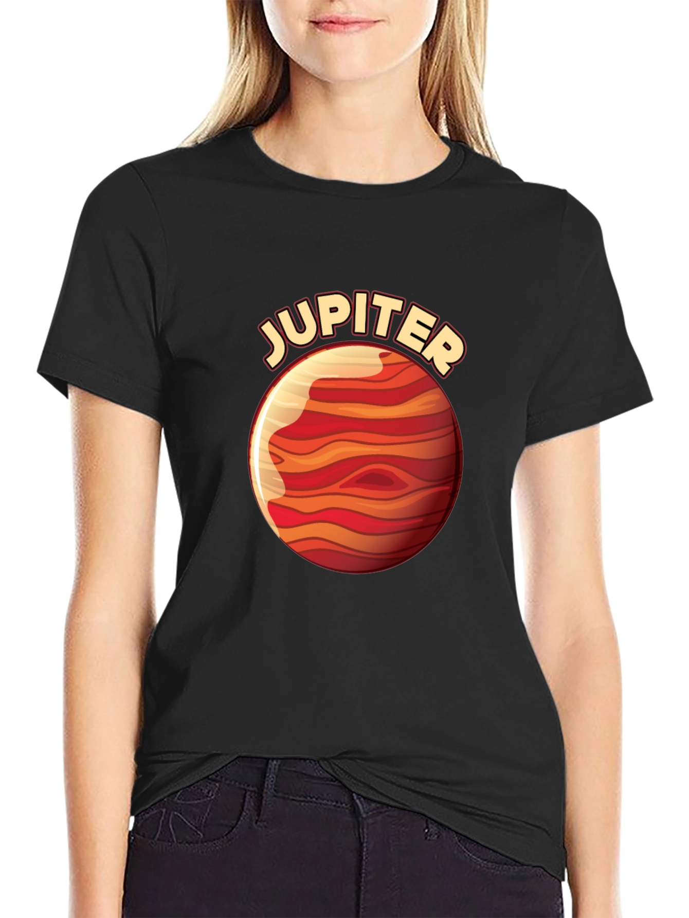 Jupiter Graphic Tee - Space Planet T-Shirt