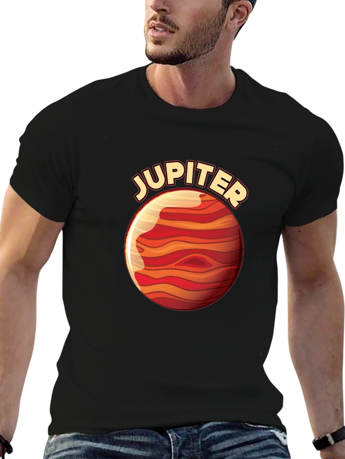 Jupiter Graphic Tee - Space Planet T-Shirt