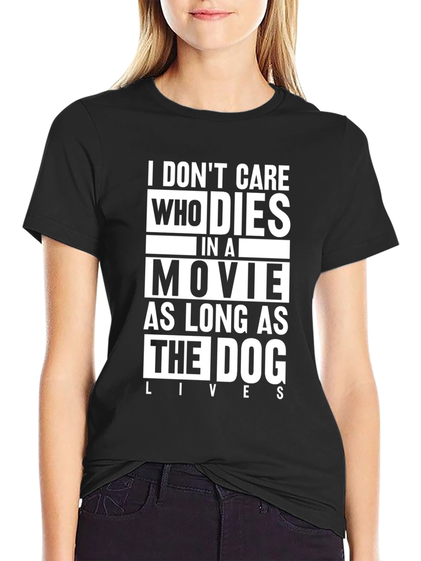 Dog Lover Movie T-Shirt - Funny Slogan Tee