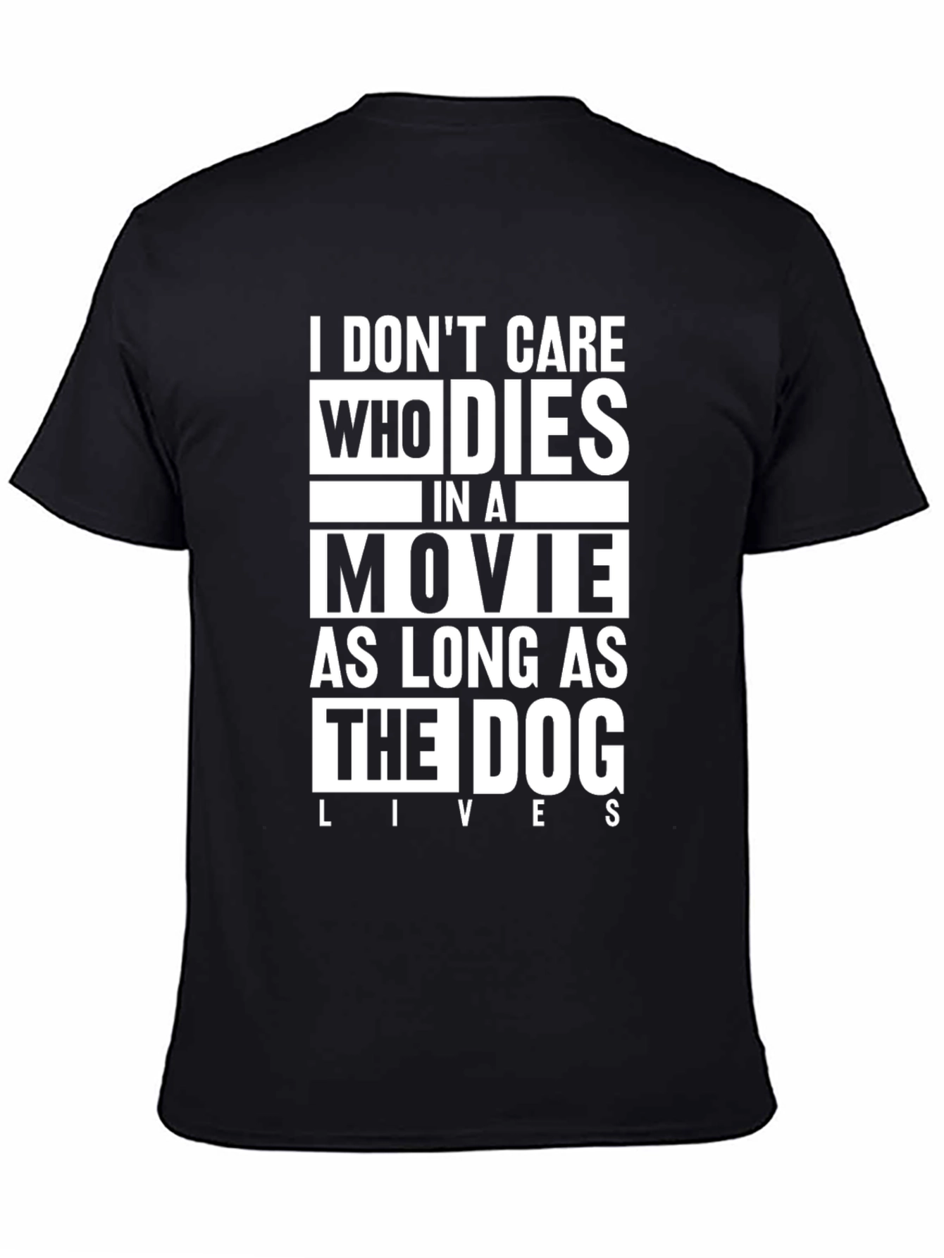 Dog Lover Movie T-Shirt - Funny Slogan Tee