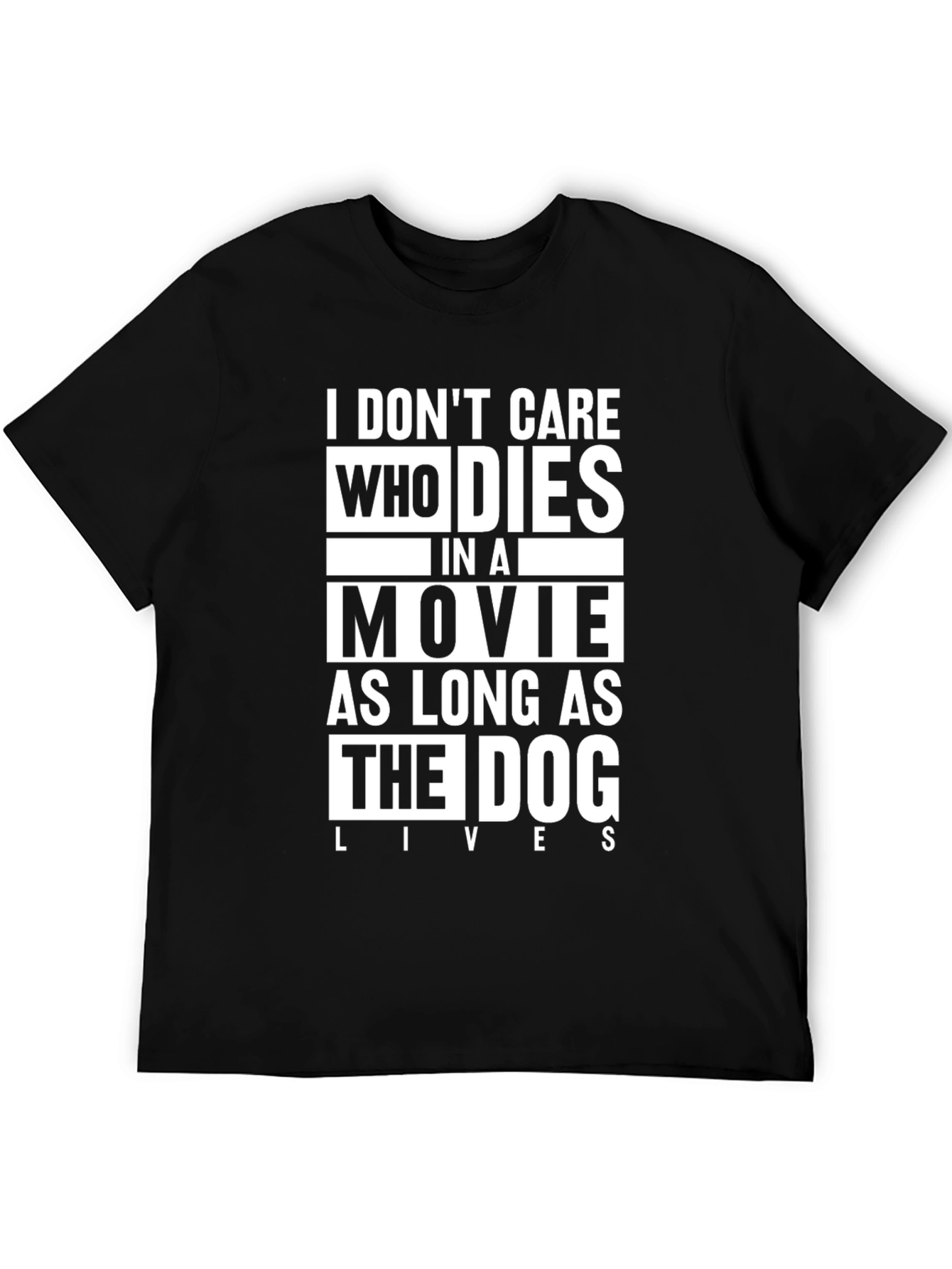Dog Lover Movie T-Shirt - Funny Slogan Tee